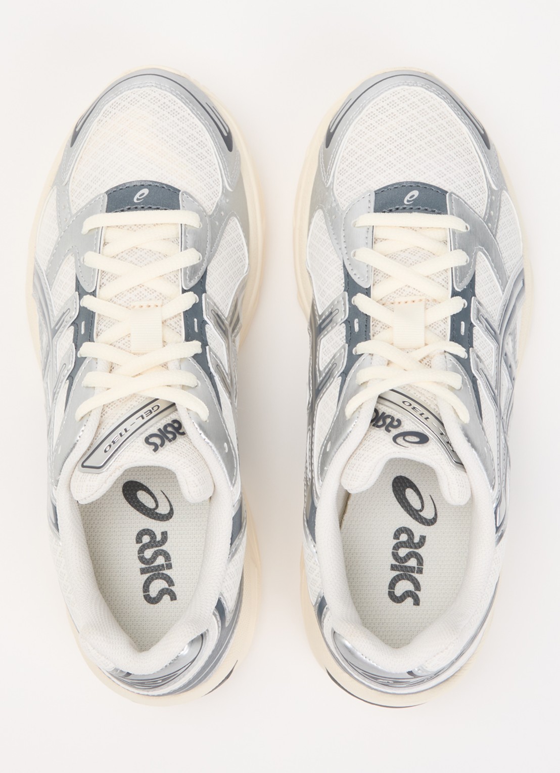 ASICS Gel-1130 sneaker met mesh details - detail 3 ivoor