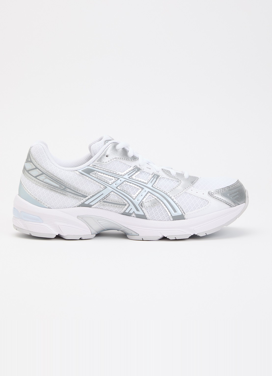 ASICS Gel-1130 sneaker met mesh details - voorkant 2 wit