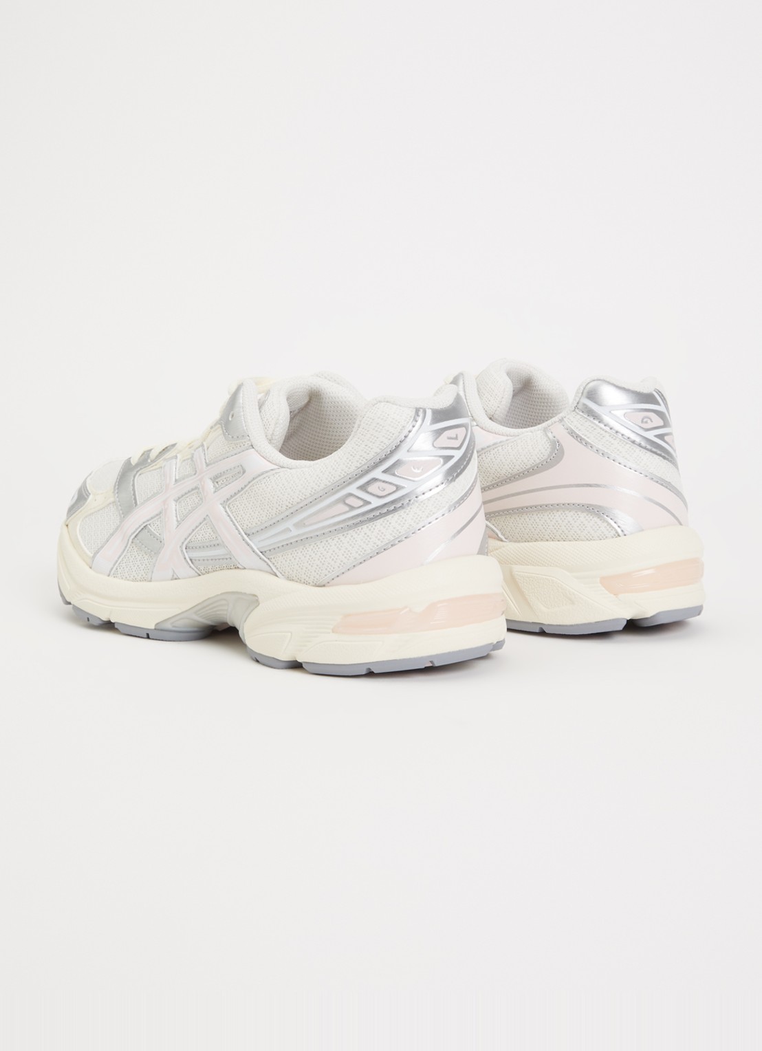 ASICS Gel-1130 sneaker met mesh details - achterkant ivoor