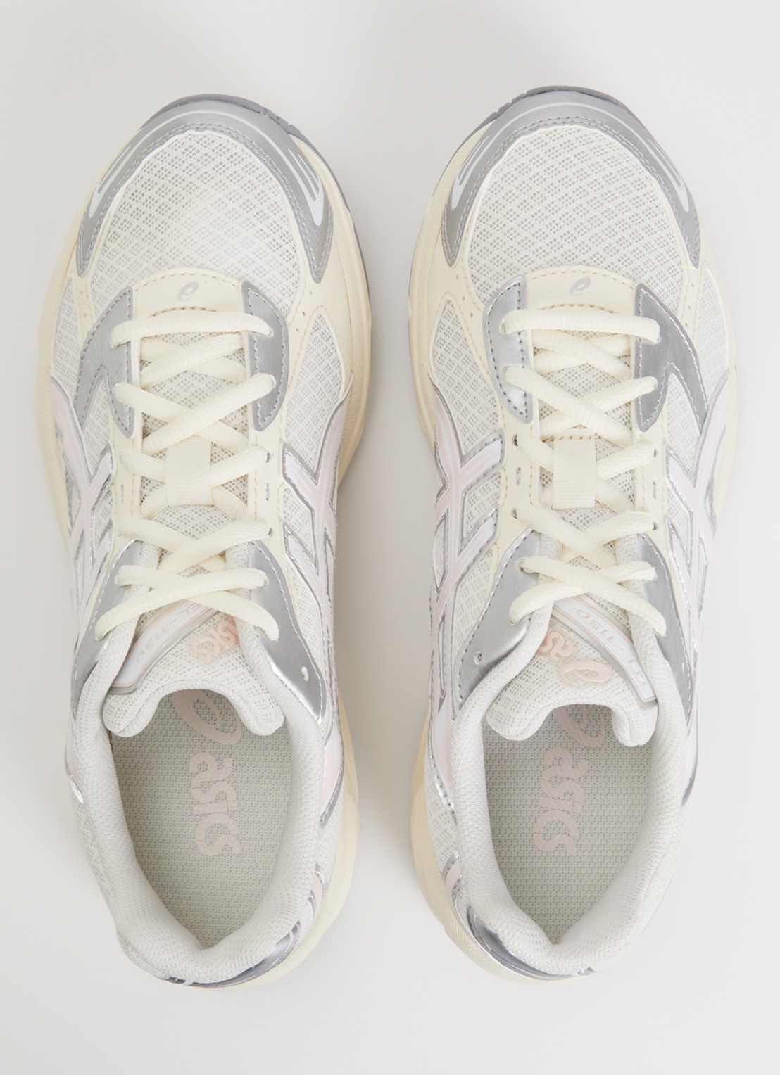 ASICS Gel-1130 sneaker met mesh details - detail 3 ivoor