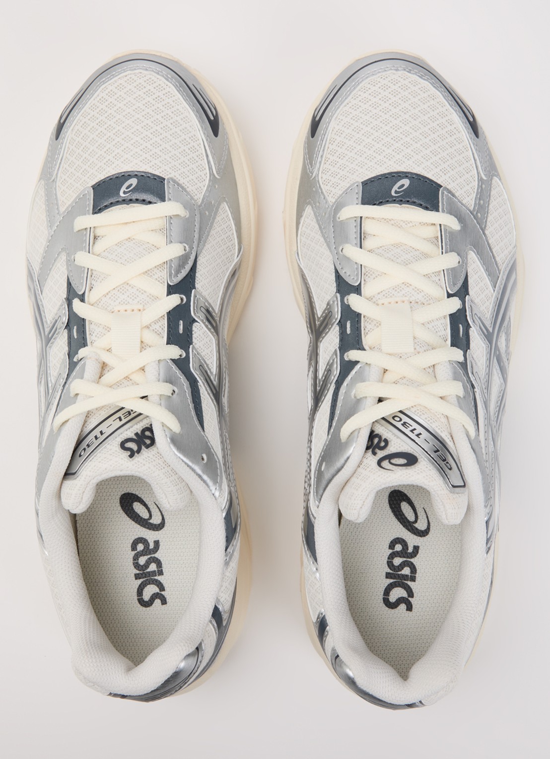 ASICS Gel-1130 sneaker met mesh details - detail 3 gebroken wit