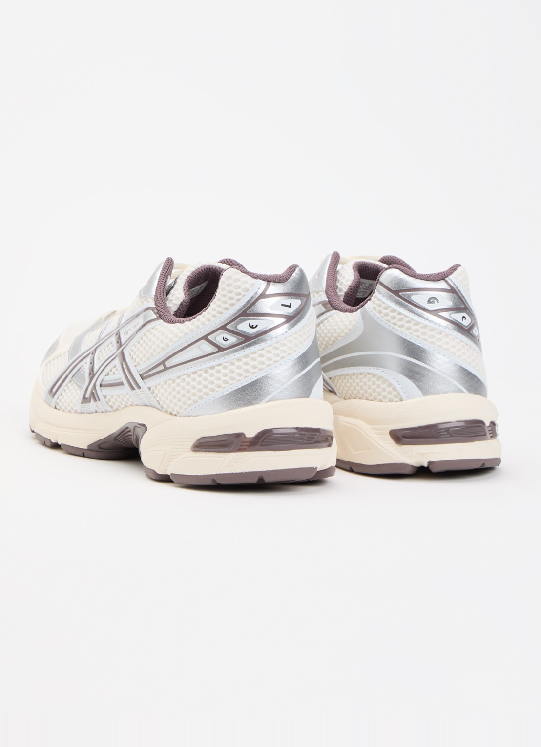 ASICS Gel-1130 sneaker met mesh details - achterkant 5 gebroken wit