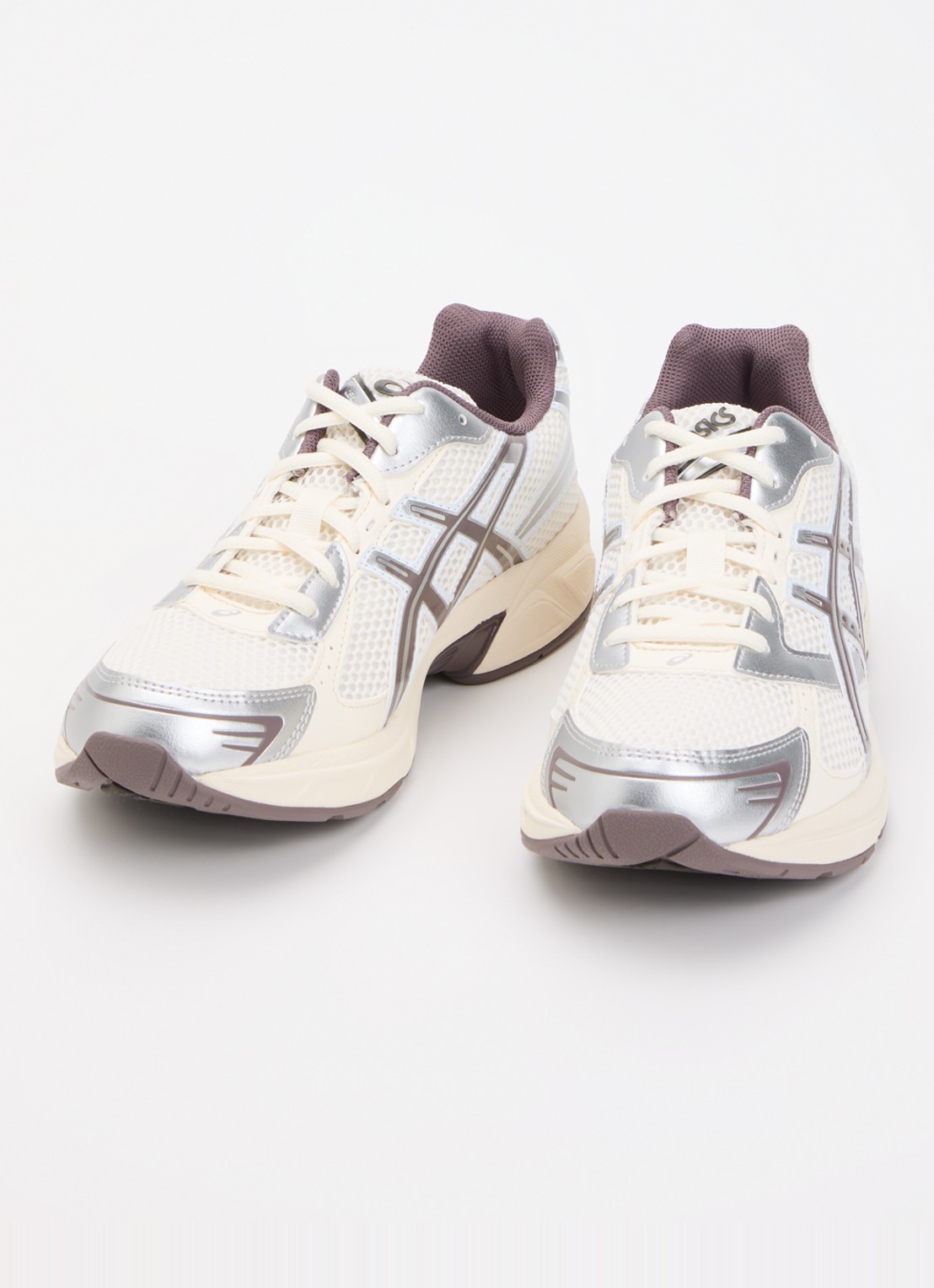 ASICS Gel-1130 sneaker met mesh details - detail gebroken wit