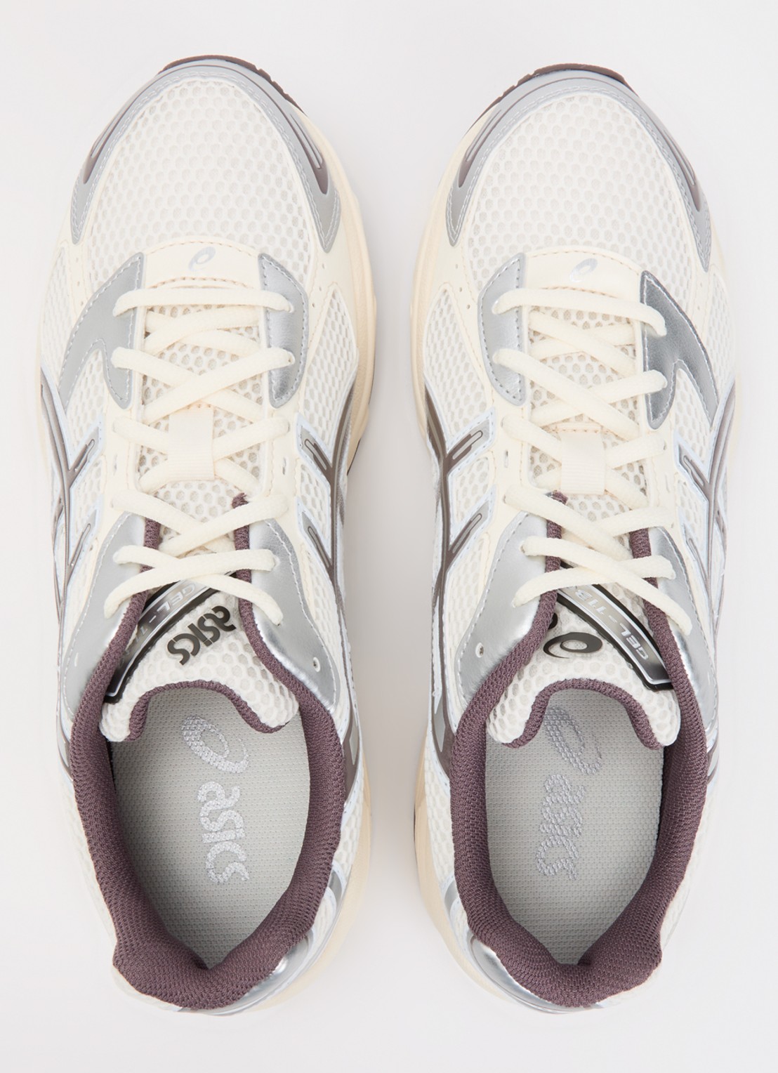 ASICS Gel-1130 sneaker met mesh details - detail 2 gebroken wit