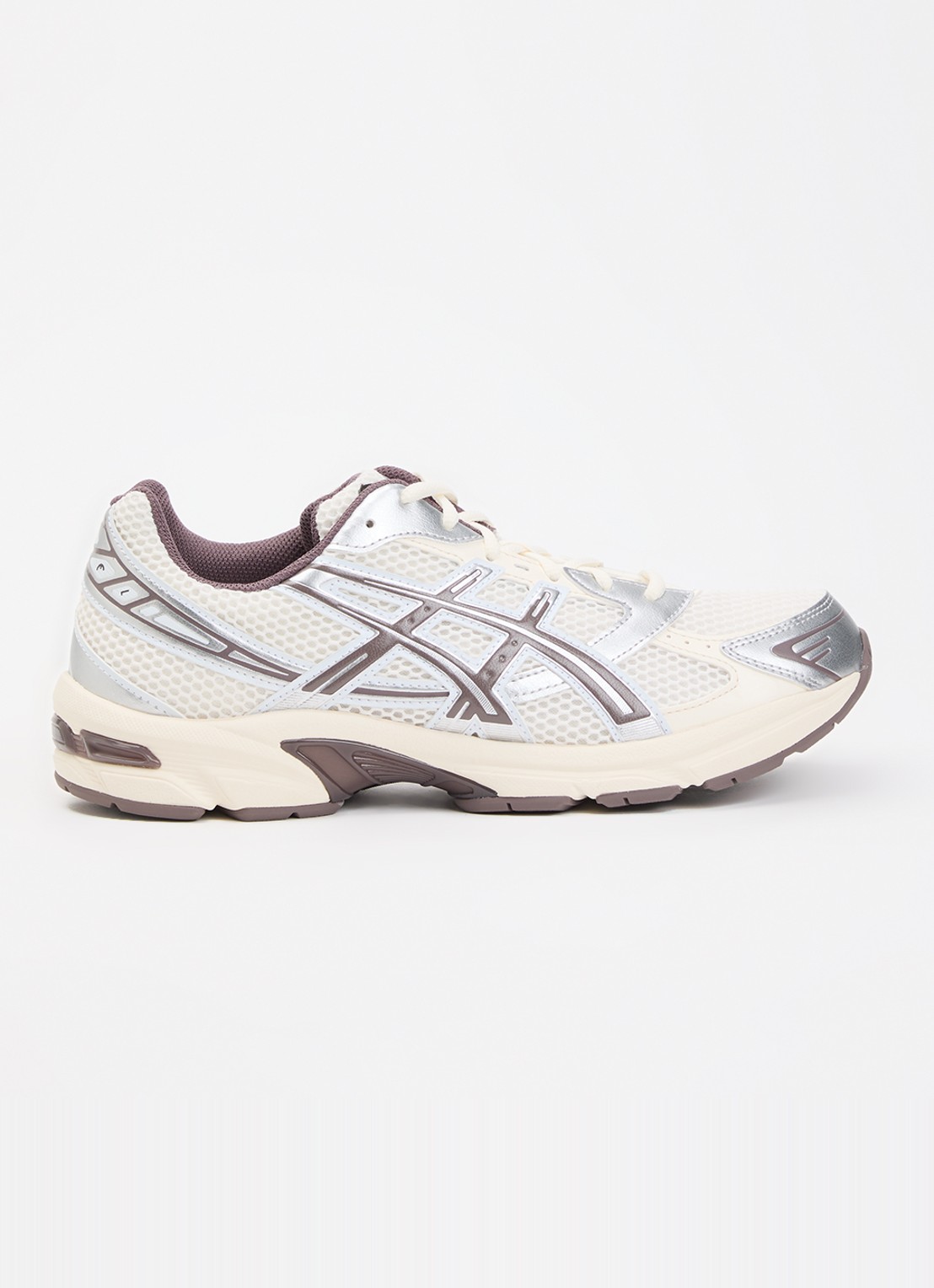 ASICS Gel-1130 sneaker met mesh details - voorkant 4 gebroken wit