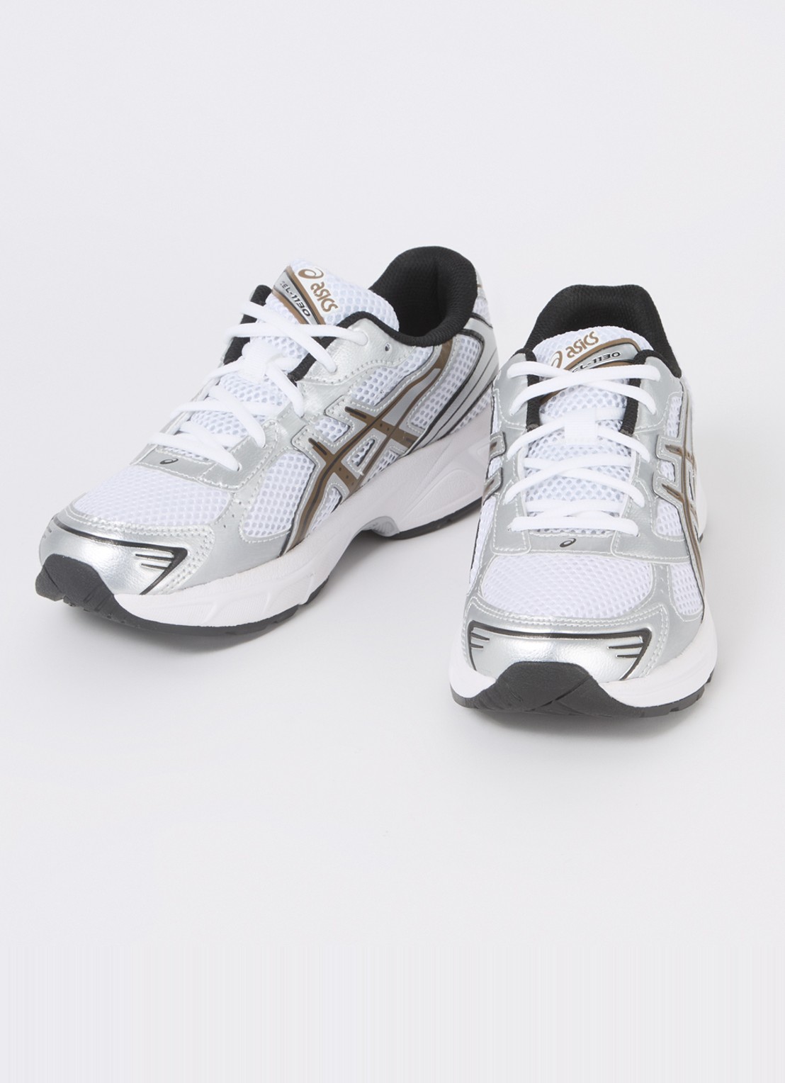 ASICS Gel-1130 sneaker met mesh details - detail bruin