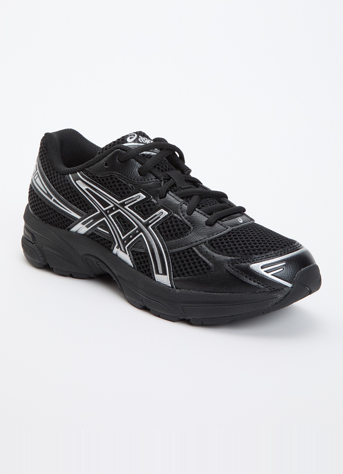 ASICS Gel-1130 sneaker met mesh details - voorkant 2 zwart