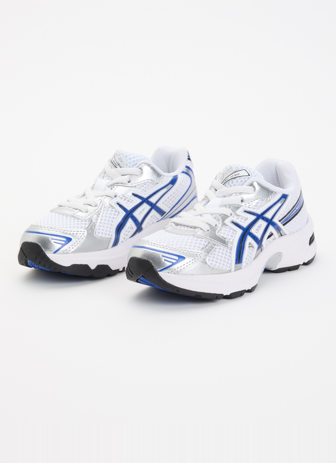 ASICS Gel-1130 sneaker met mesh details - voorkant 4 kobaltblauw