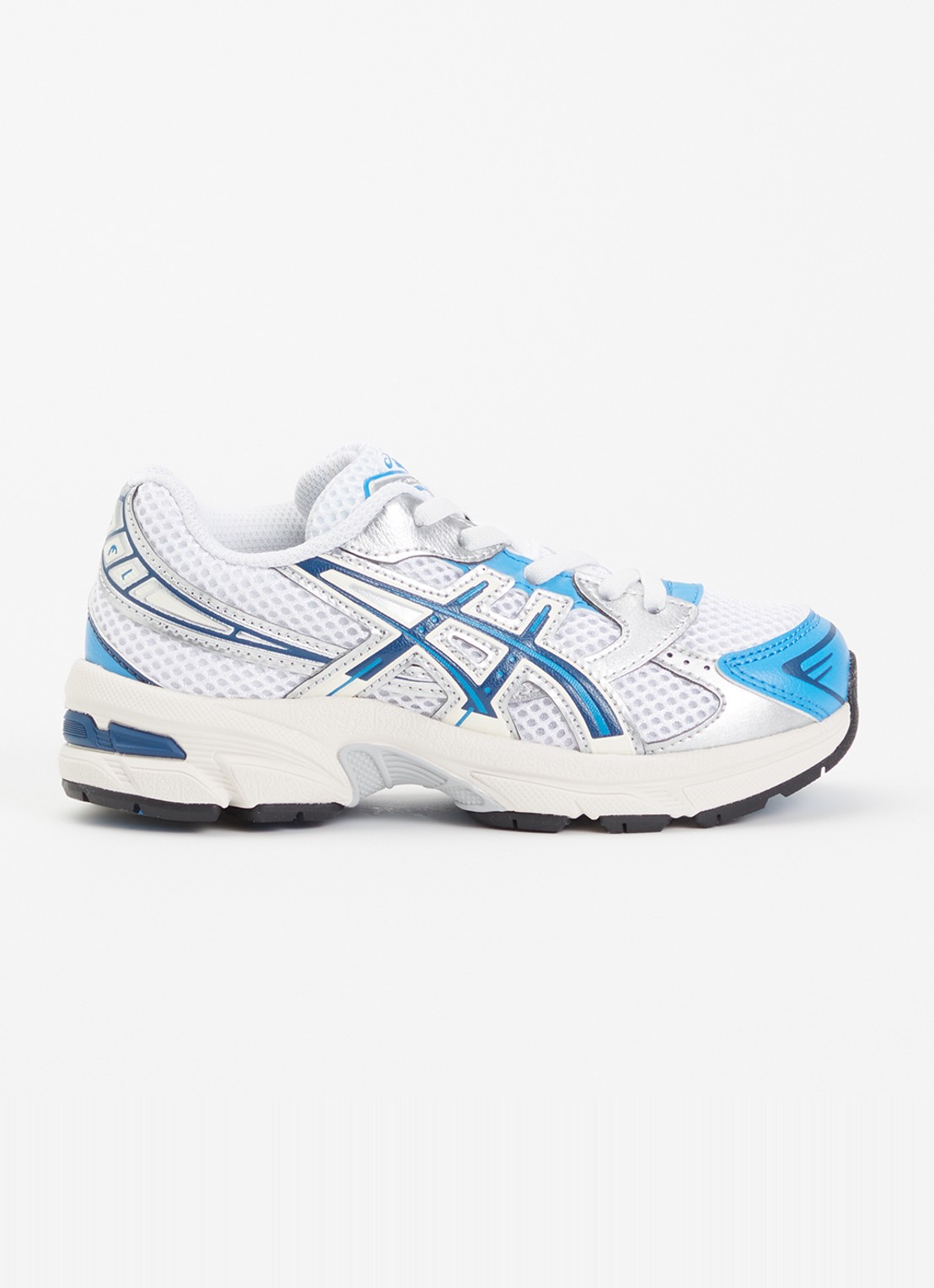 ASICS Gel-1130 sneaker met mesh details - voorkant blauw