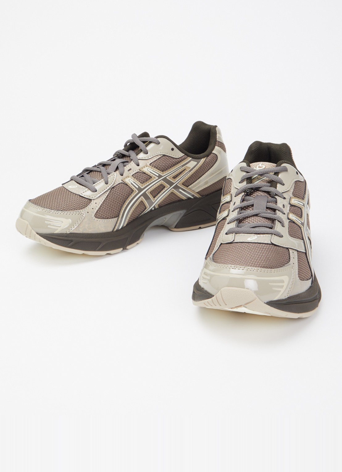 ASICS Gel-1130 sneaker van mesh met logo - detail 2 lichtbruin