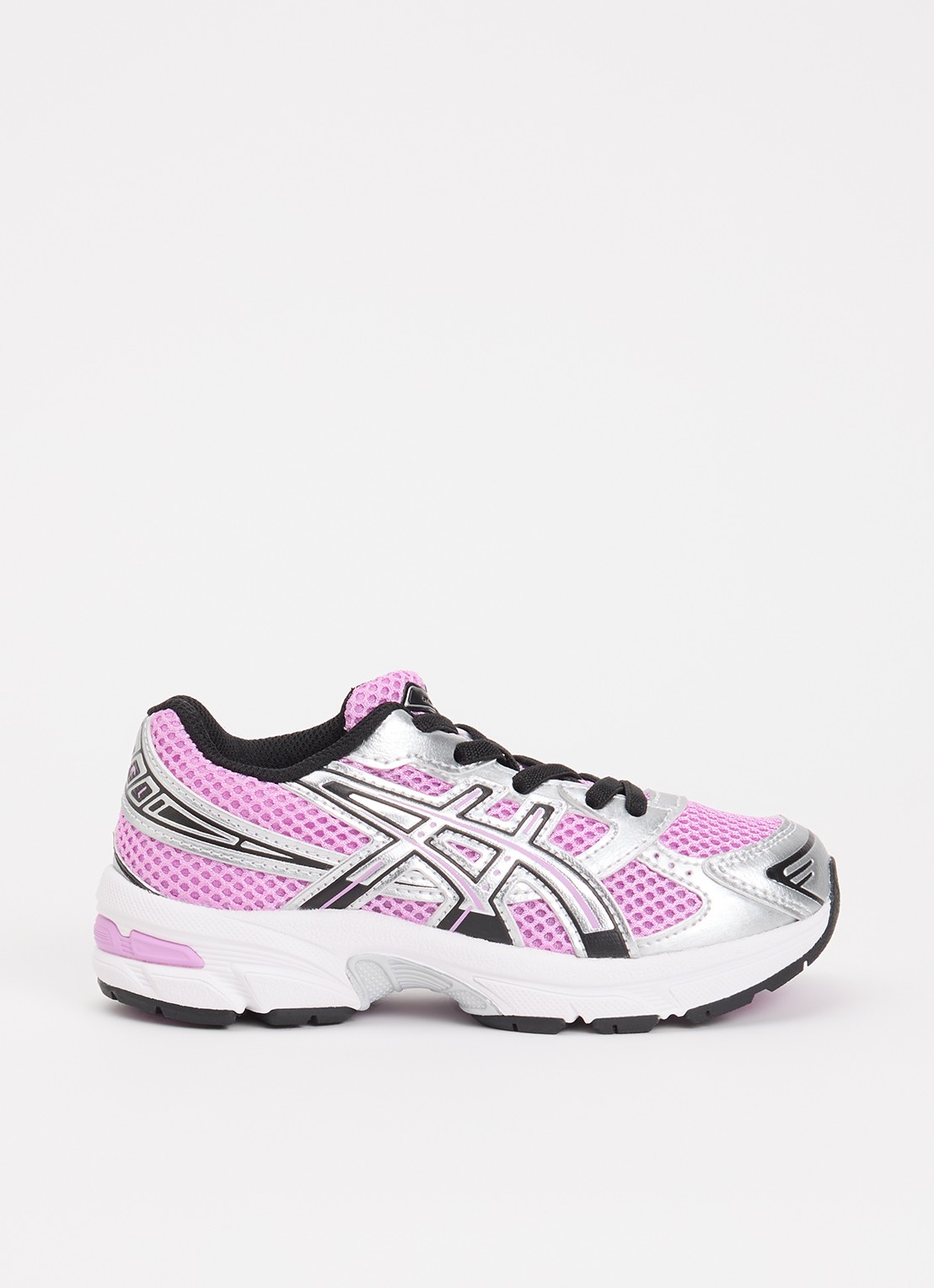 ASICS Gel-1130 sneaker van mesh met logo - voorkant paars
