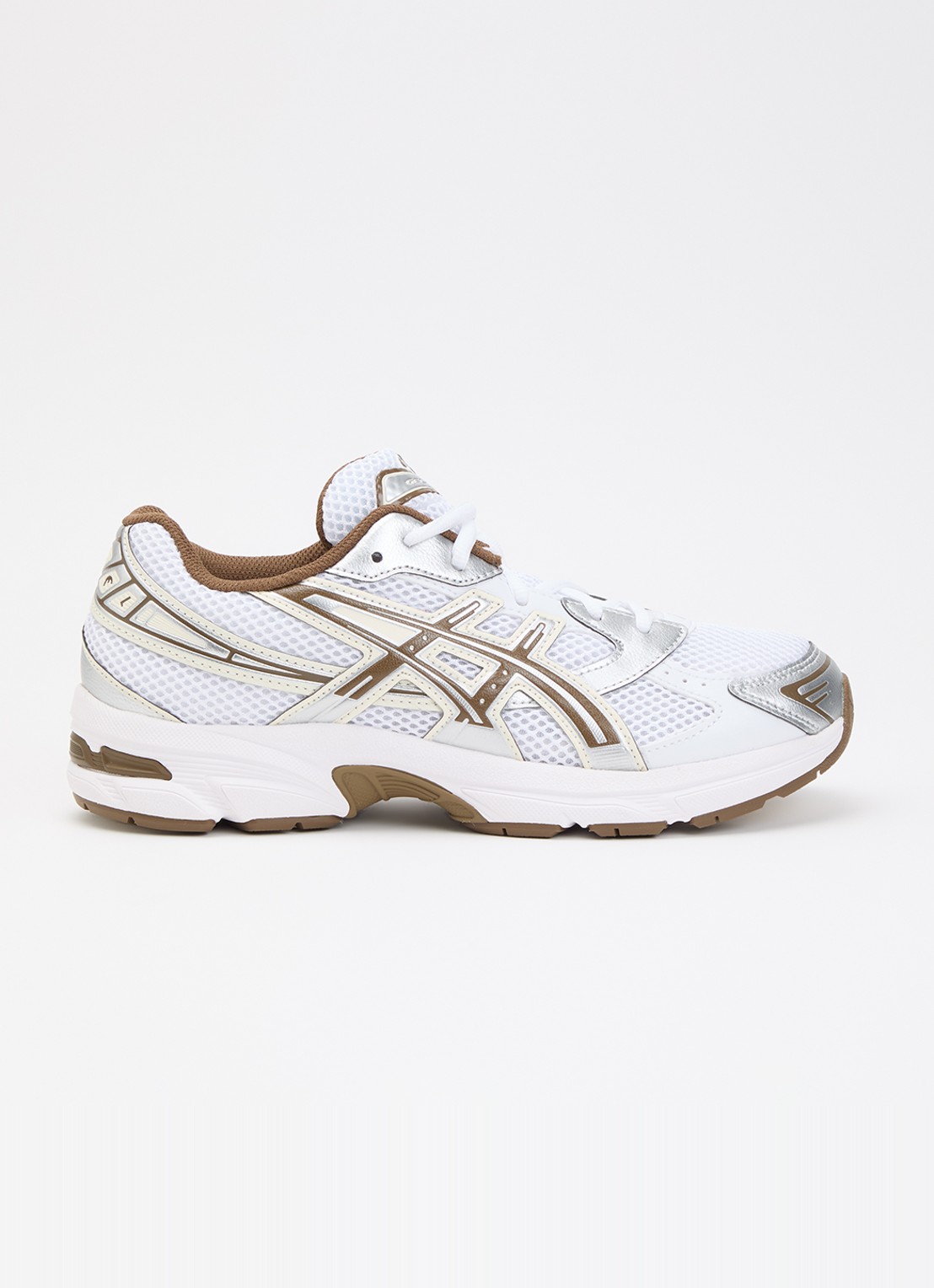 ASICS Gel-1130 sneaker van mesh - voorkant 5 wit
