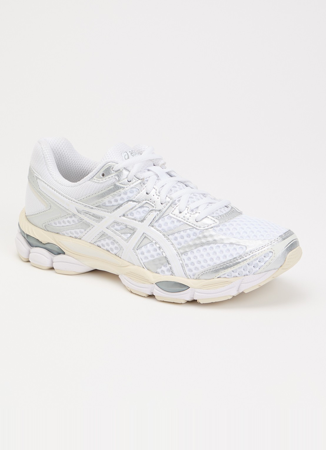 ASICS Gel-Cumulus 16 sneaker met mesh details - voorkant 4 wit