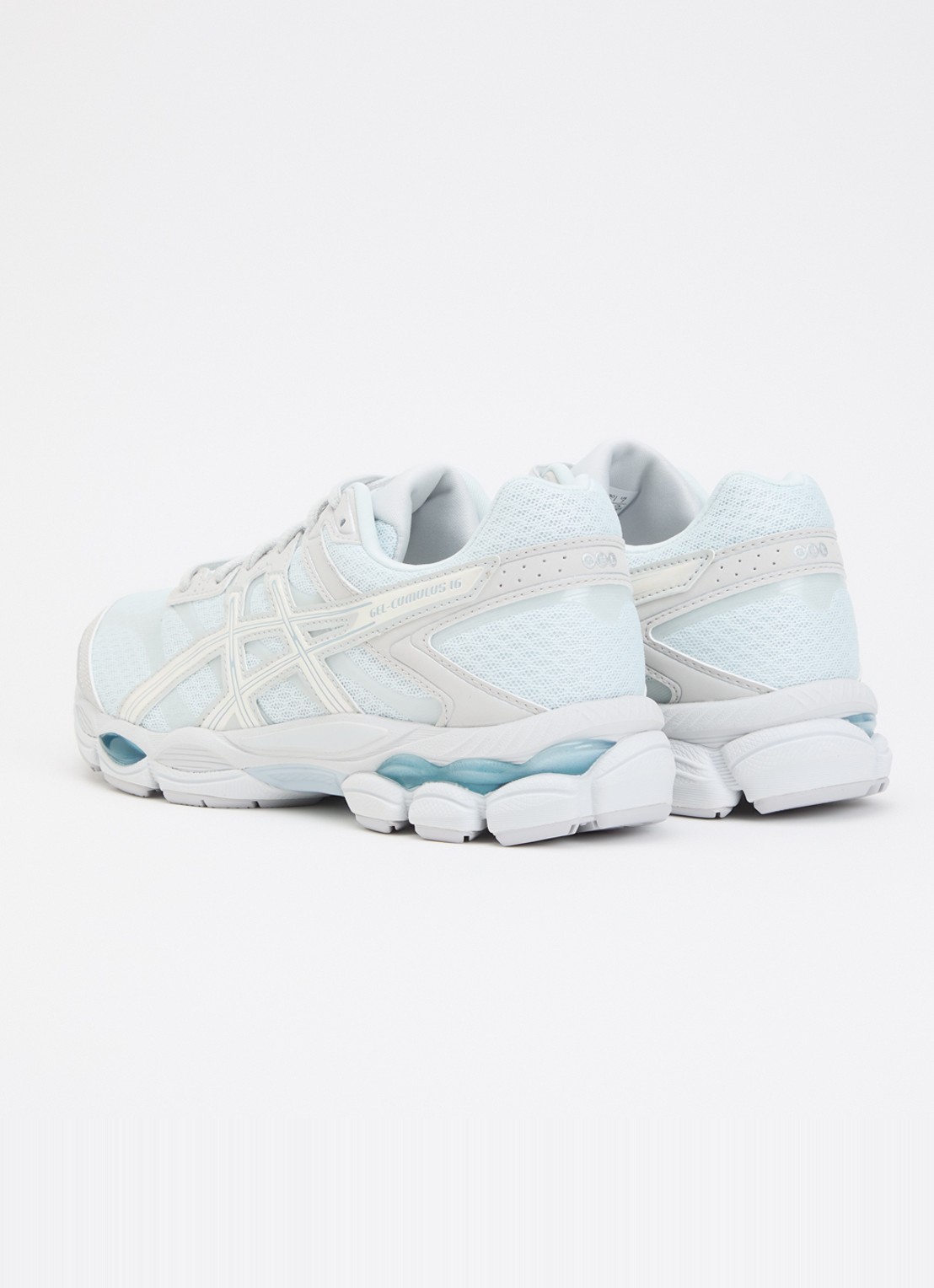 ASICS Gel-Cumulus 16 sneaker met mesh details - achterkant 5 lichtblauw