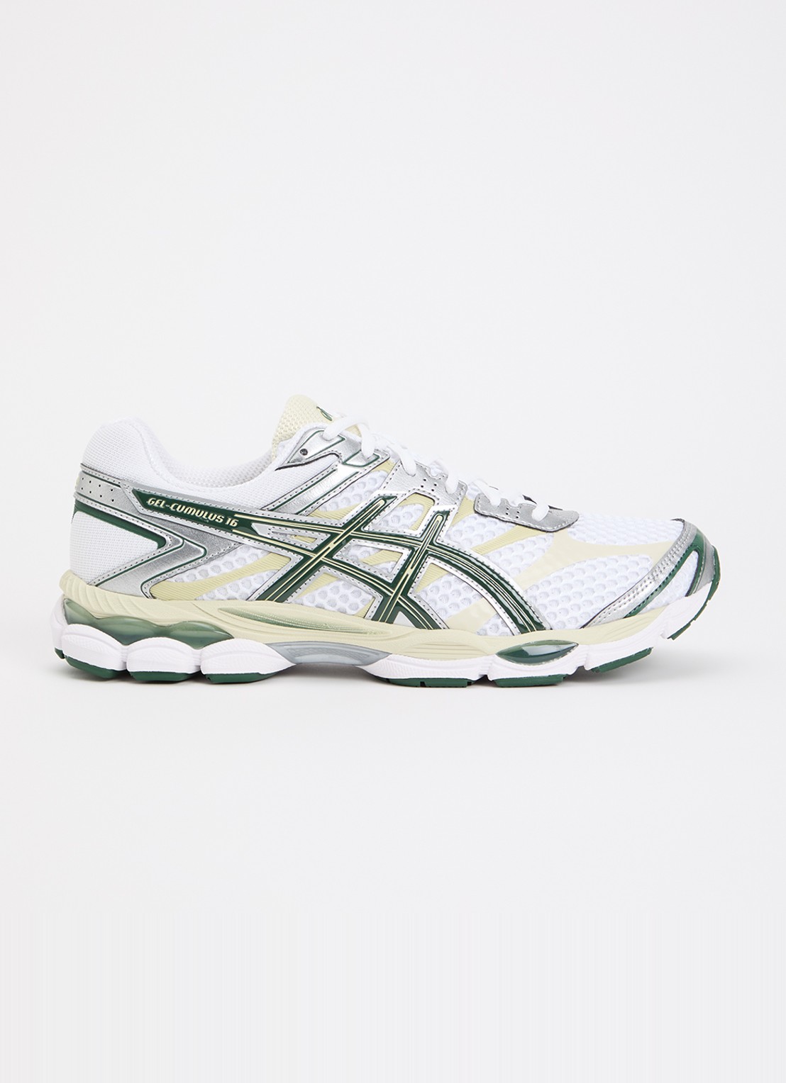 ASICS Gel-Cumulus 16 sneaker met mesh details - voorkant 2 groen