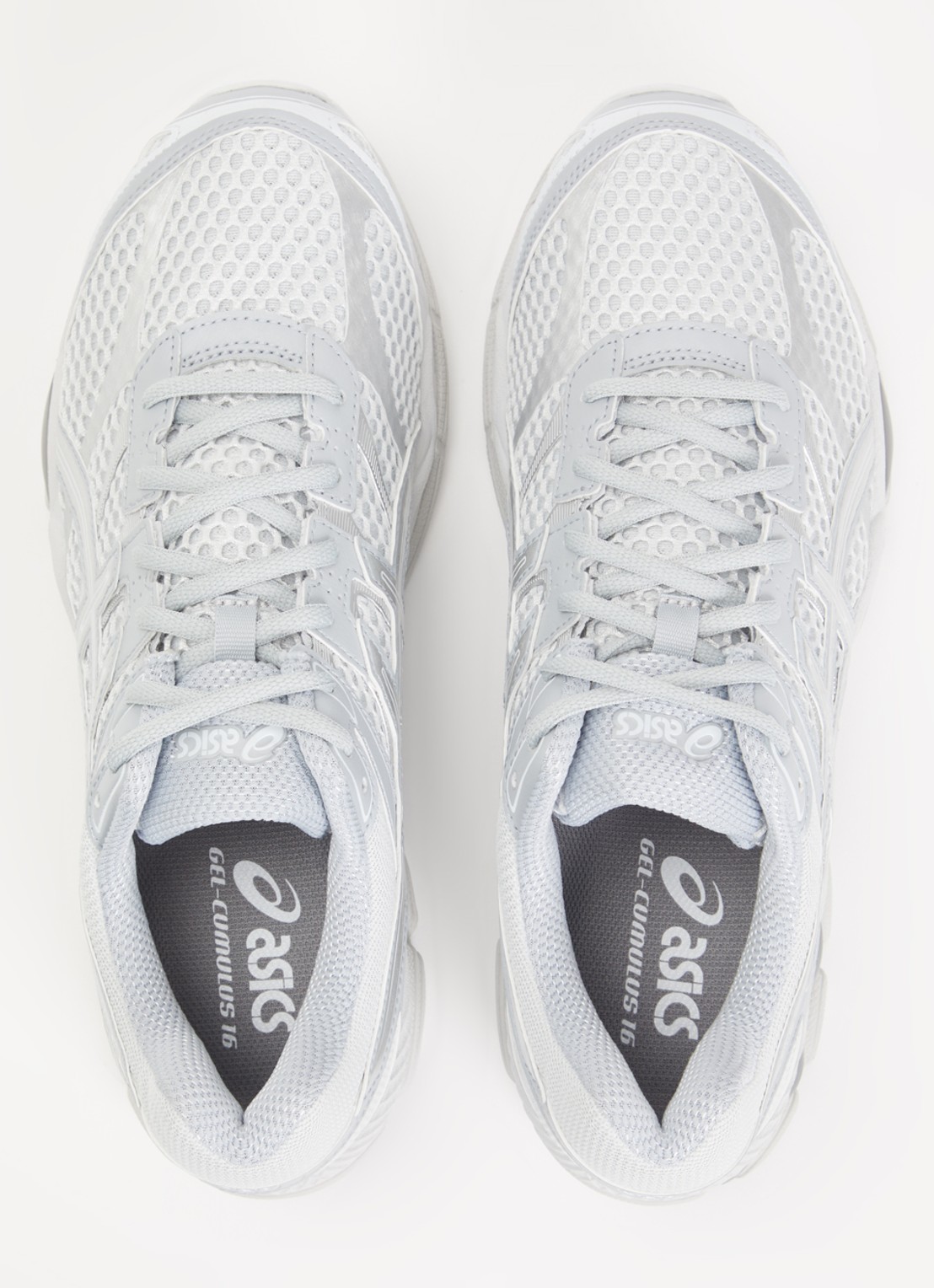 ASICS Gel-Cumulus 16 sneaker met mesh details - detail 2 lichtgrijs