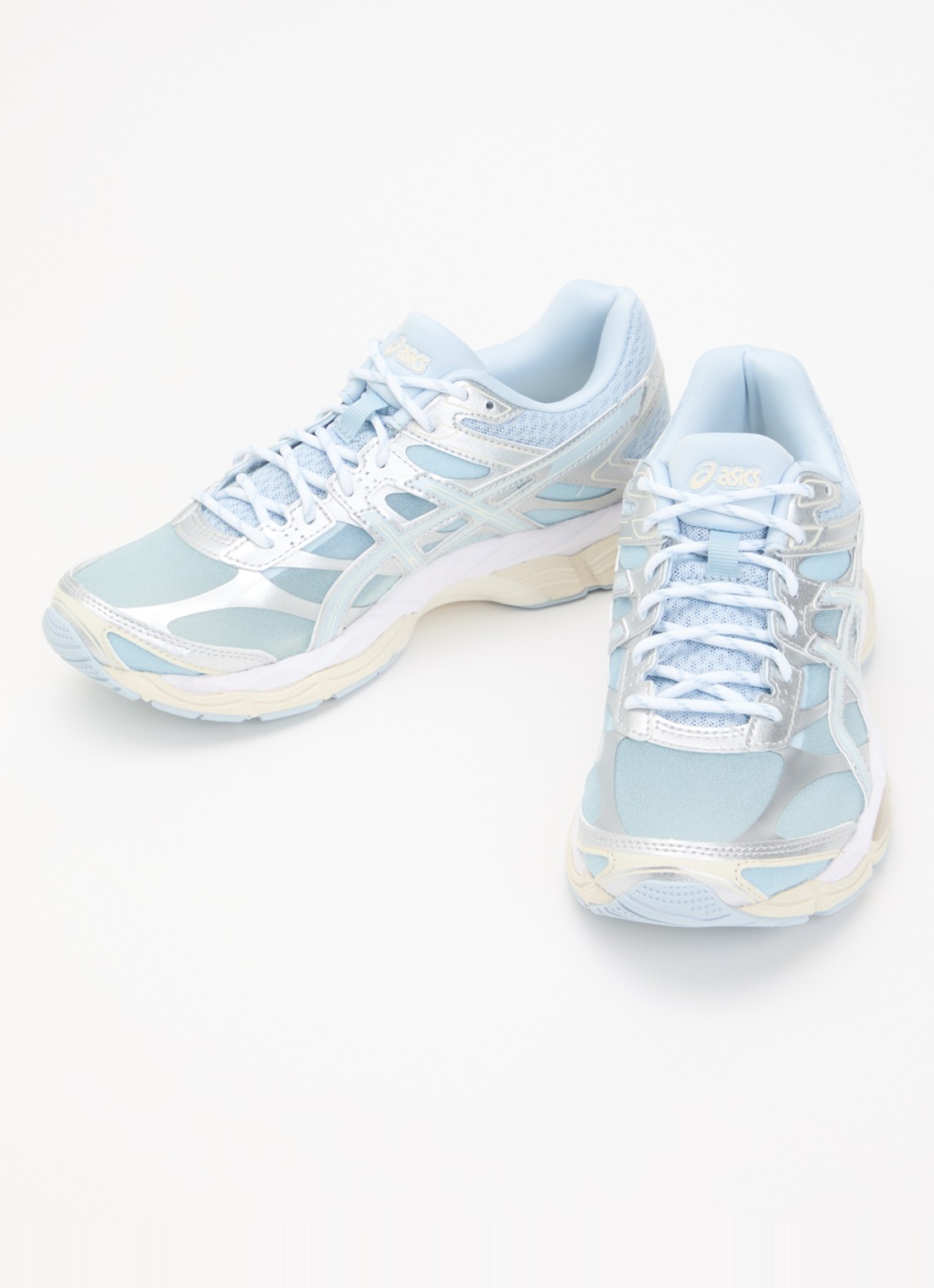 ASICS Gel-cumulus 16 sneaker met metallic details  - detail 2 lichtgrijs