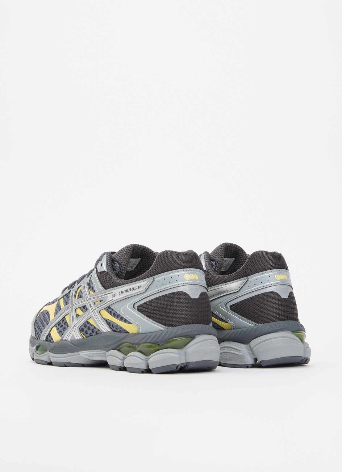 ASICS Gel-Cumulus sneaker met mesh details - achterkant donkergrijs