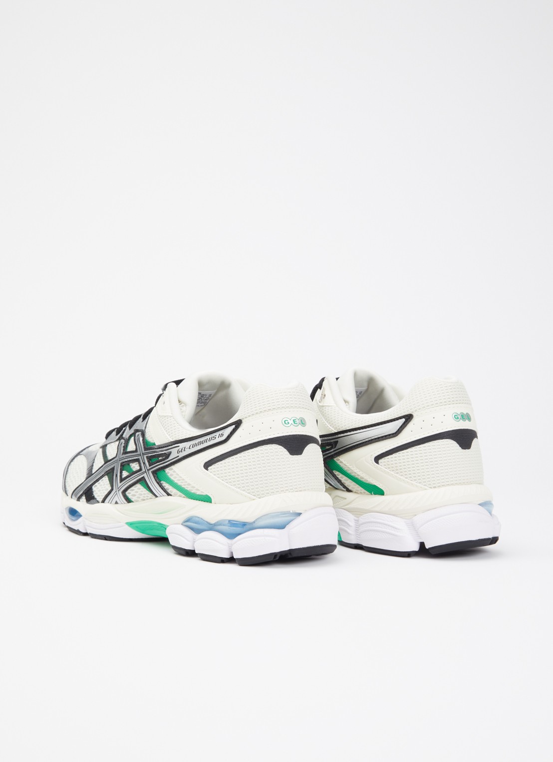 ASICS Gel-Cumulus sneaker van mesh - achterkant 5 creme