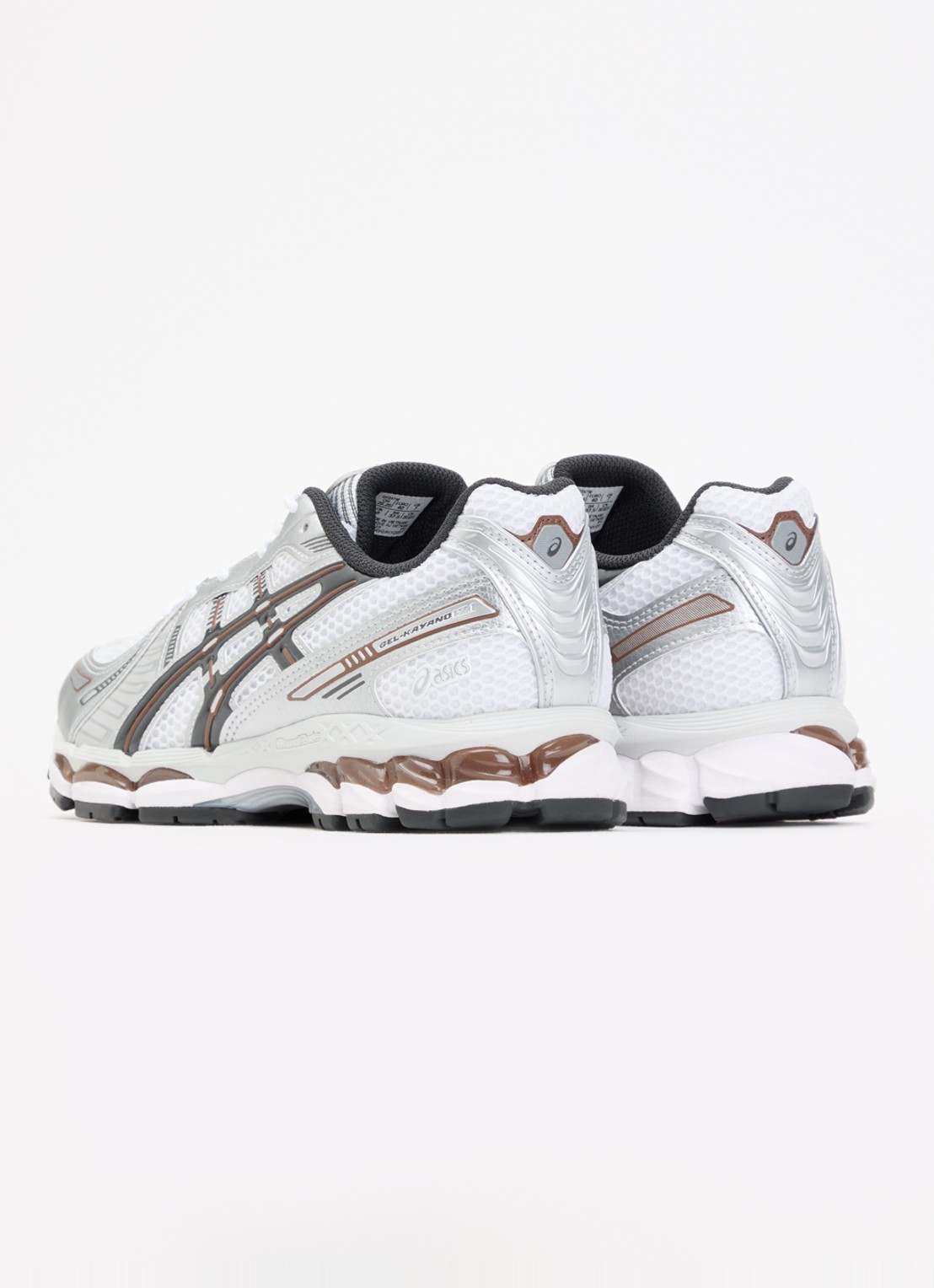 ASICS Gel-Kayano 12.1 sneaker met mesh details - achterkant grijs