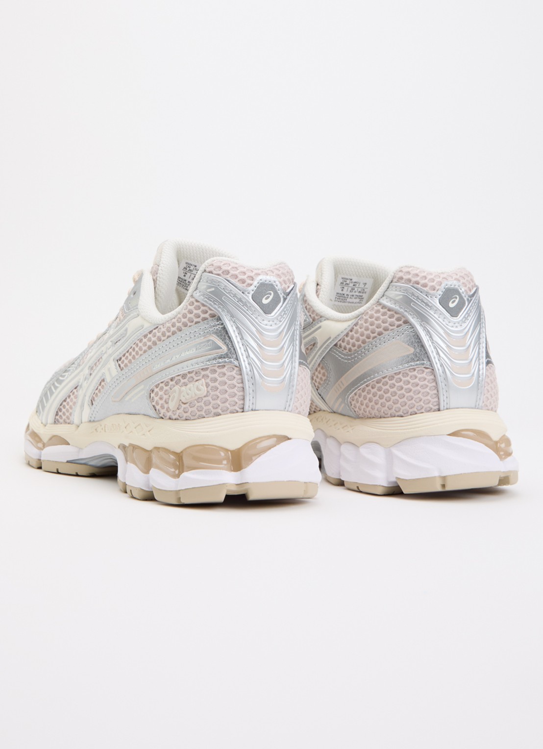 ASICS Gel-Kayano 12.1 sneaker met mesh details - achterkant 5 beige