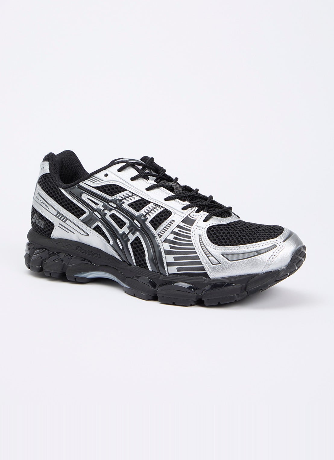 ASICS Gel-Kayano 12.1 sneaker met mesh details - voorkant 4 zwart