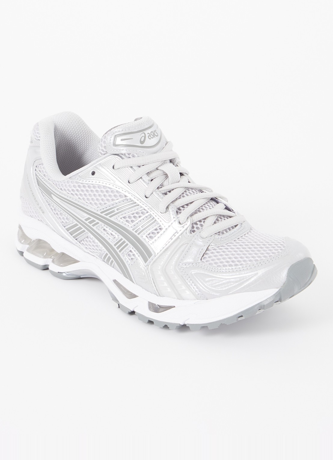ASICS Gel-Kayano 14 sneaker met mesh details - voorkant 4 grijs