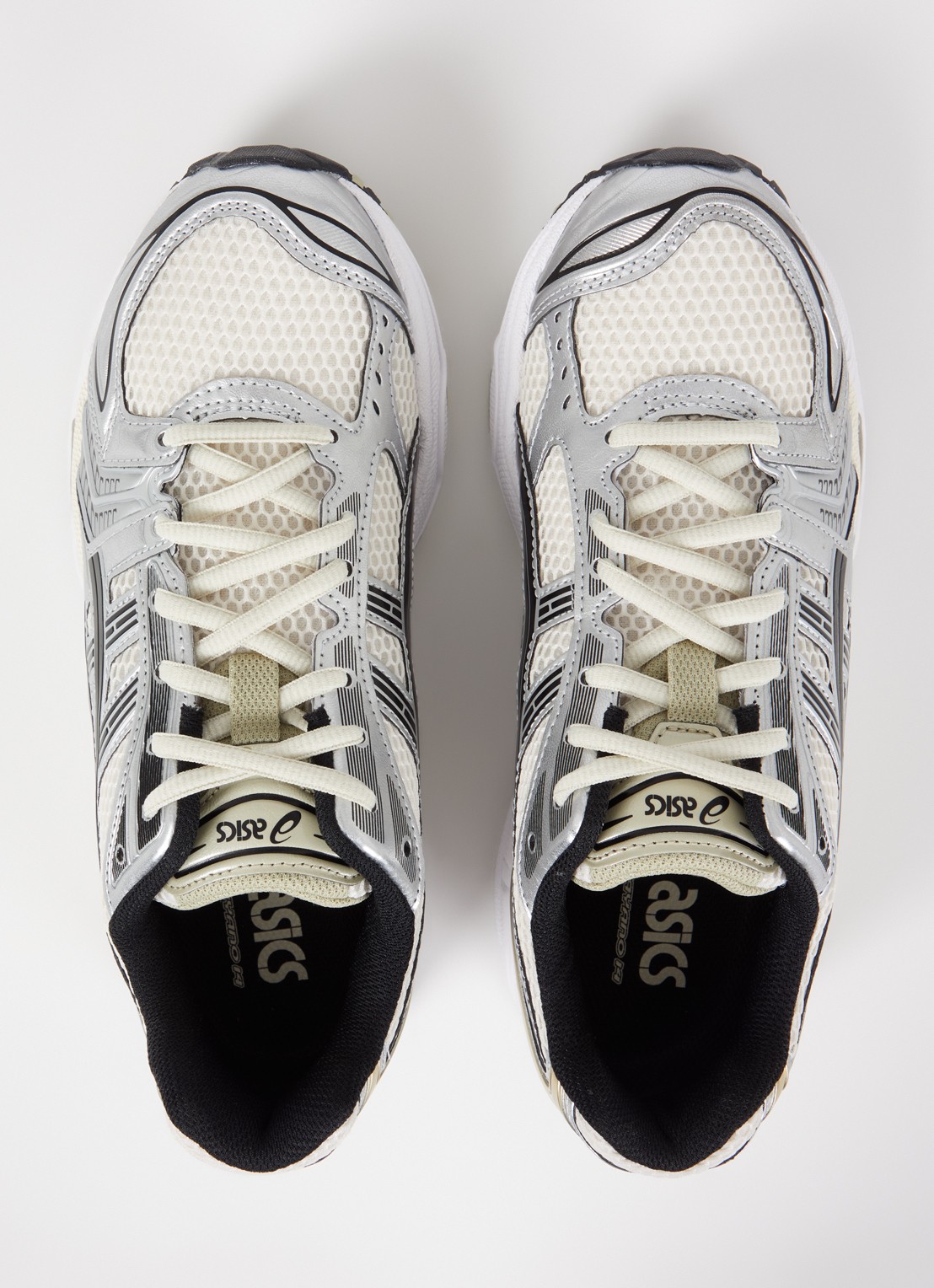 ASICS Gel-Kayano 14 sneaker met mesh details - detail 4 zilver