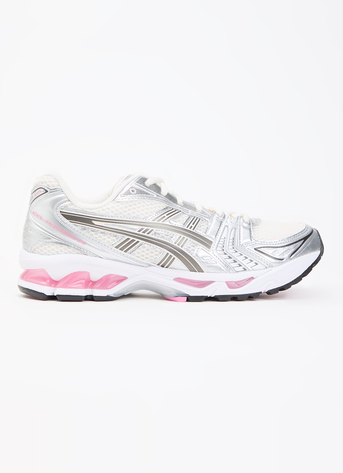 ASICS Gel-Kayano 14 sneaker met mesh details - voorkant 5 zilver