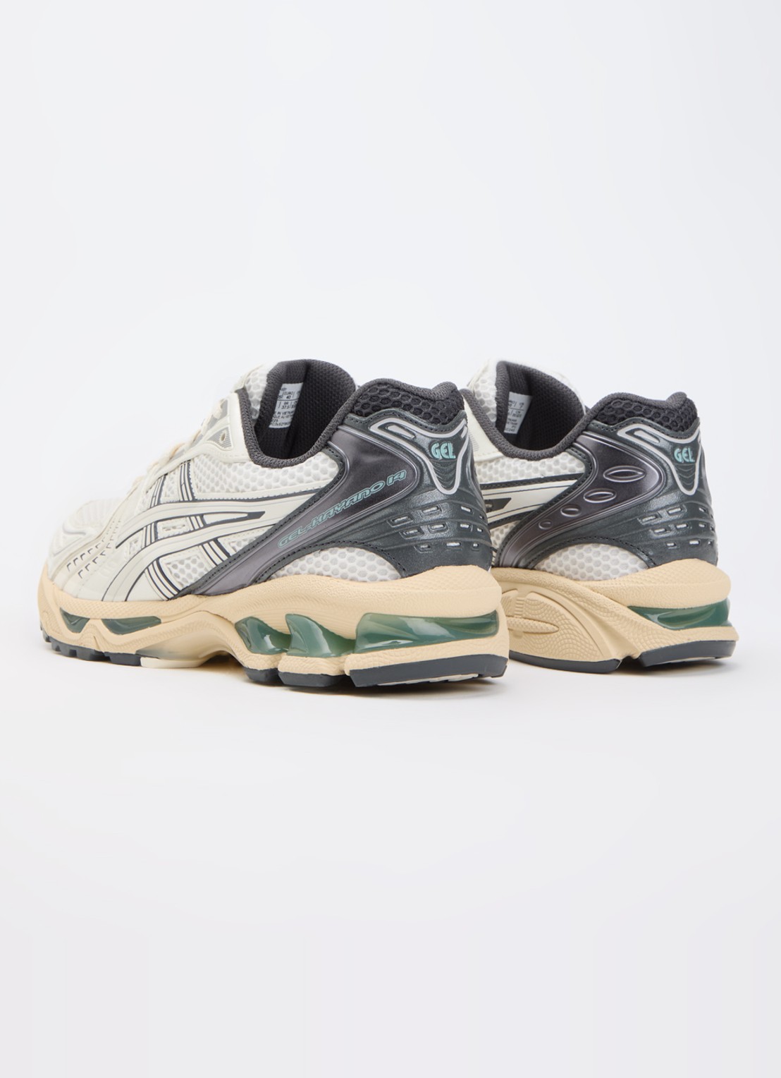 ASICS Gel-Kayano 14 sneaker met mesh details - achterkant 5 creme