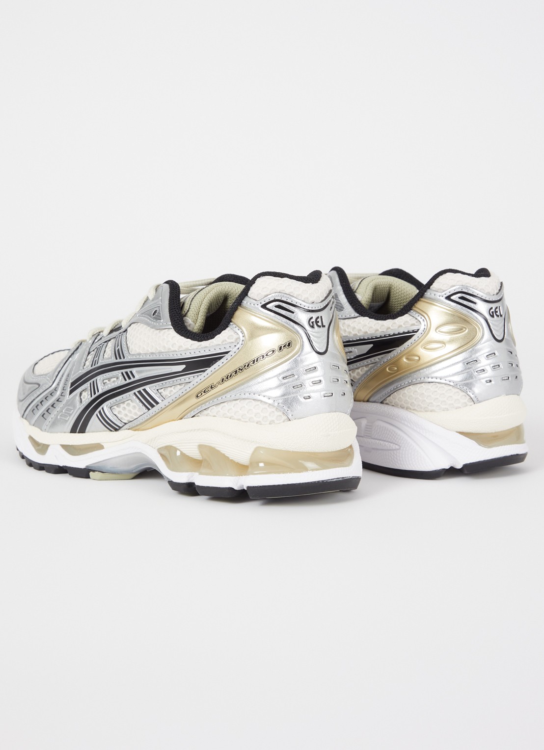 ASICS Gel-Kayano 14 sneaker met mesh details - achterkant 2 zilver