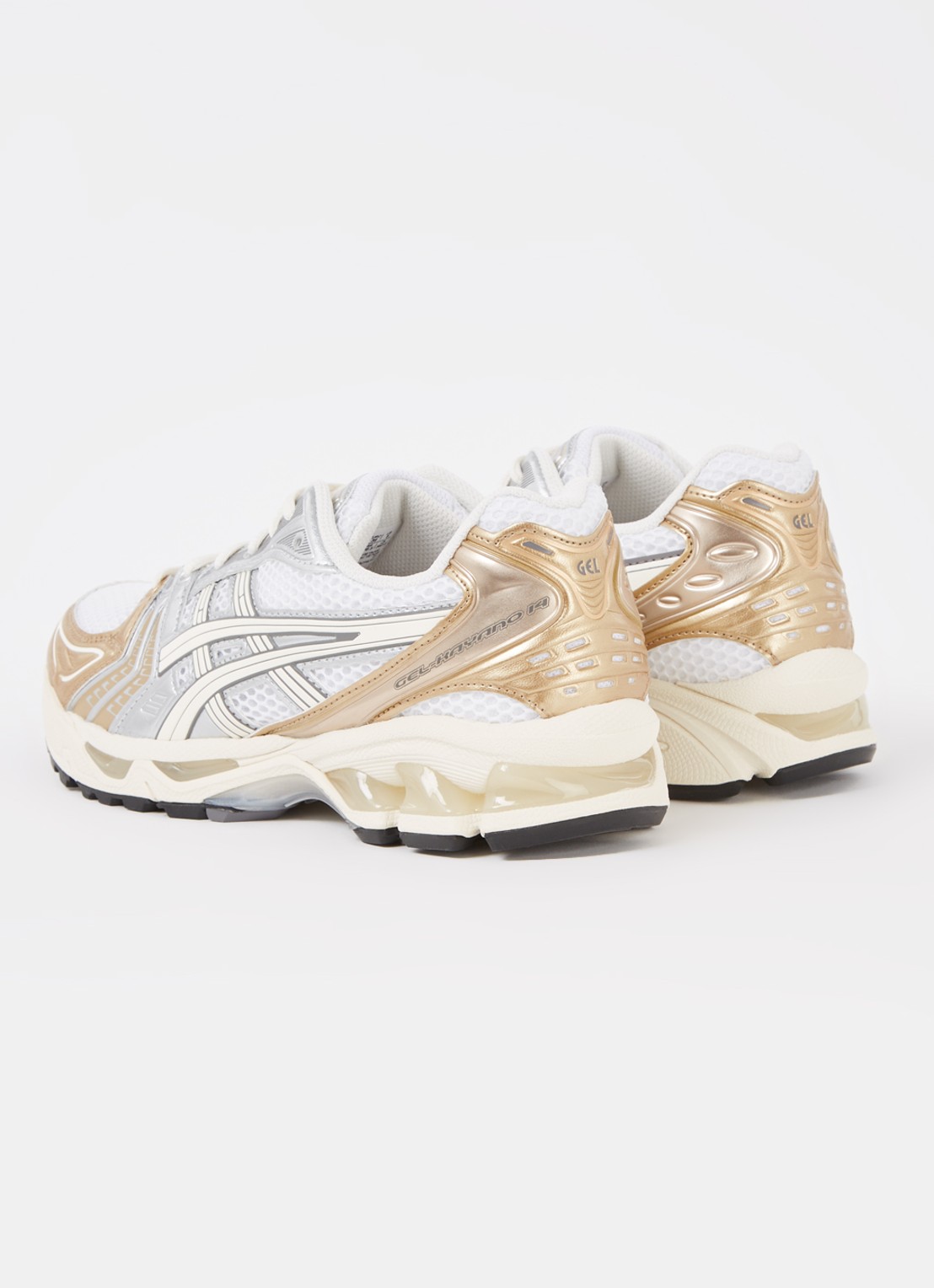 ASICS Gel-Kayano 14 sneaker met mesh en metallic details - achterkant 5 goud