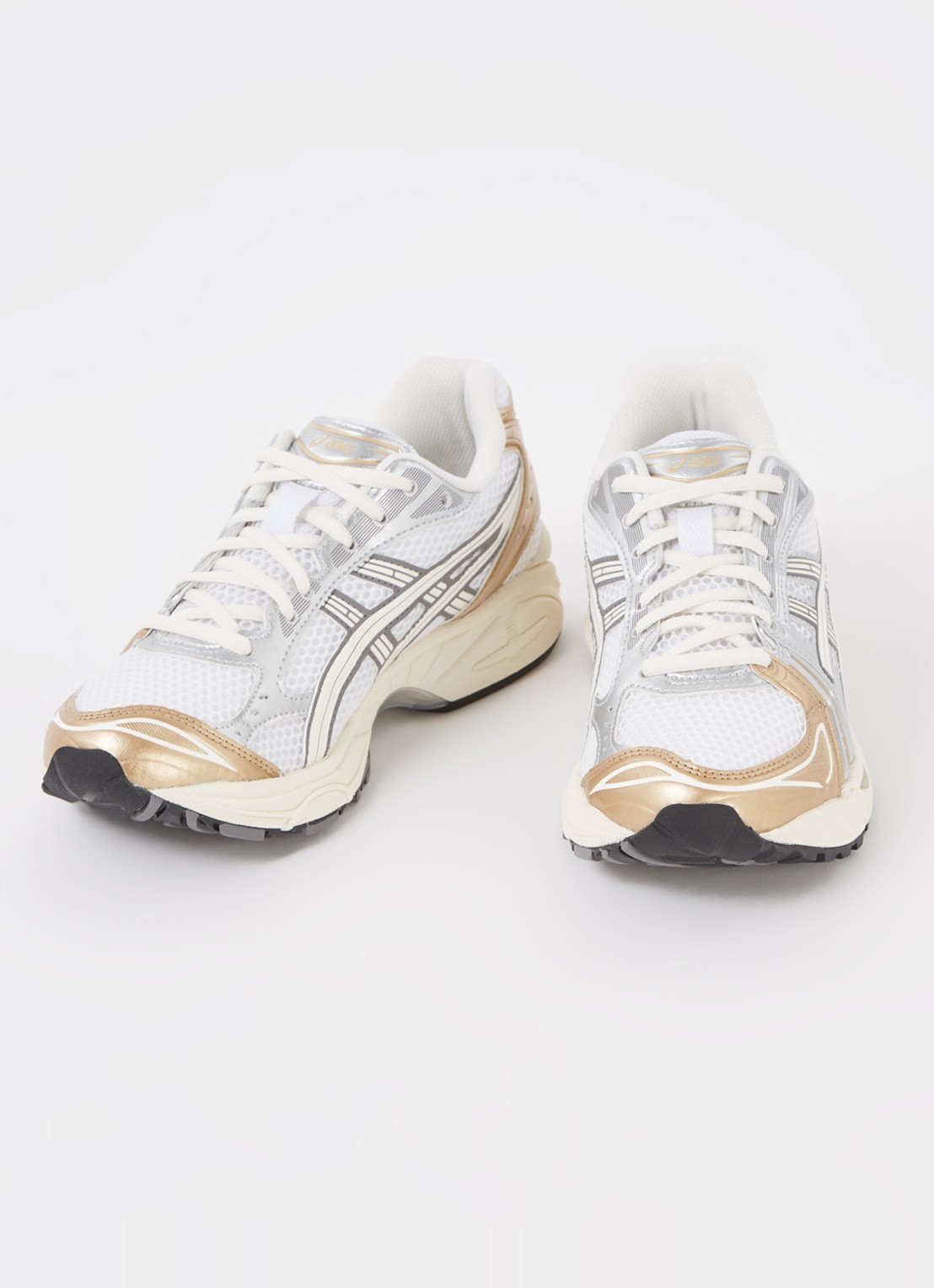 ASICS Gel-Kayano 14 sneaker met mesh en metallic details - detail goud