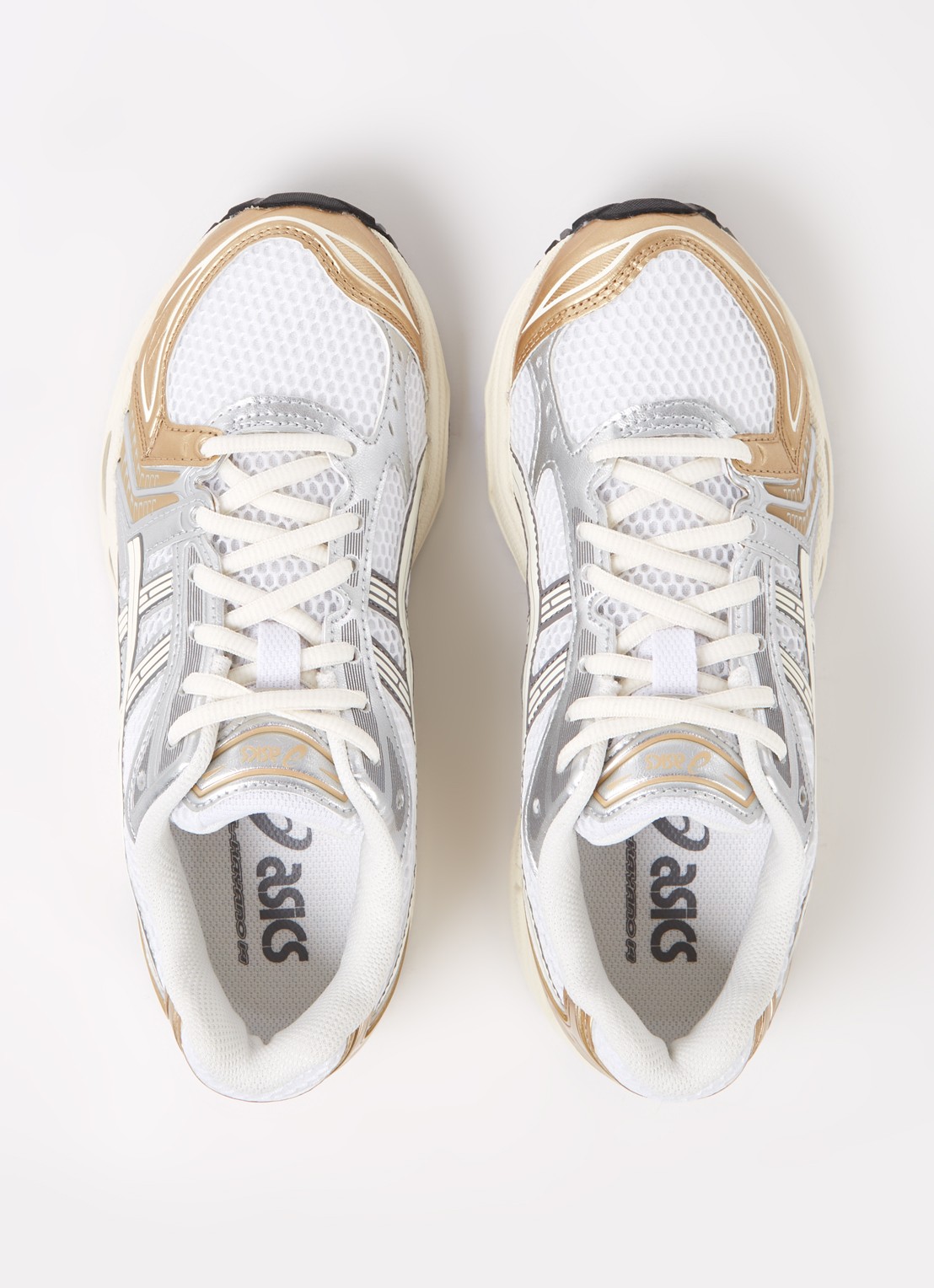 ASICS Gel-Kayano 14 sneaker met mesh en metallic details - detail 2 goud