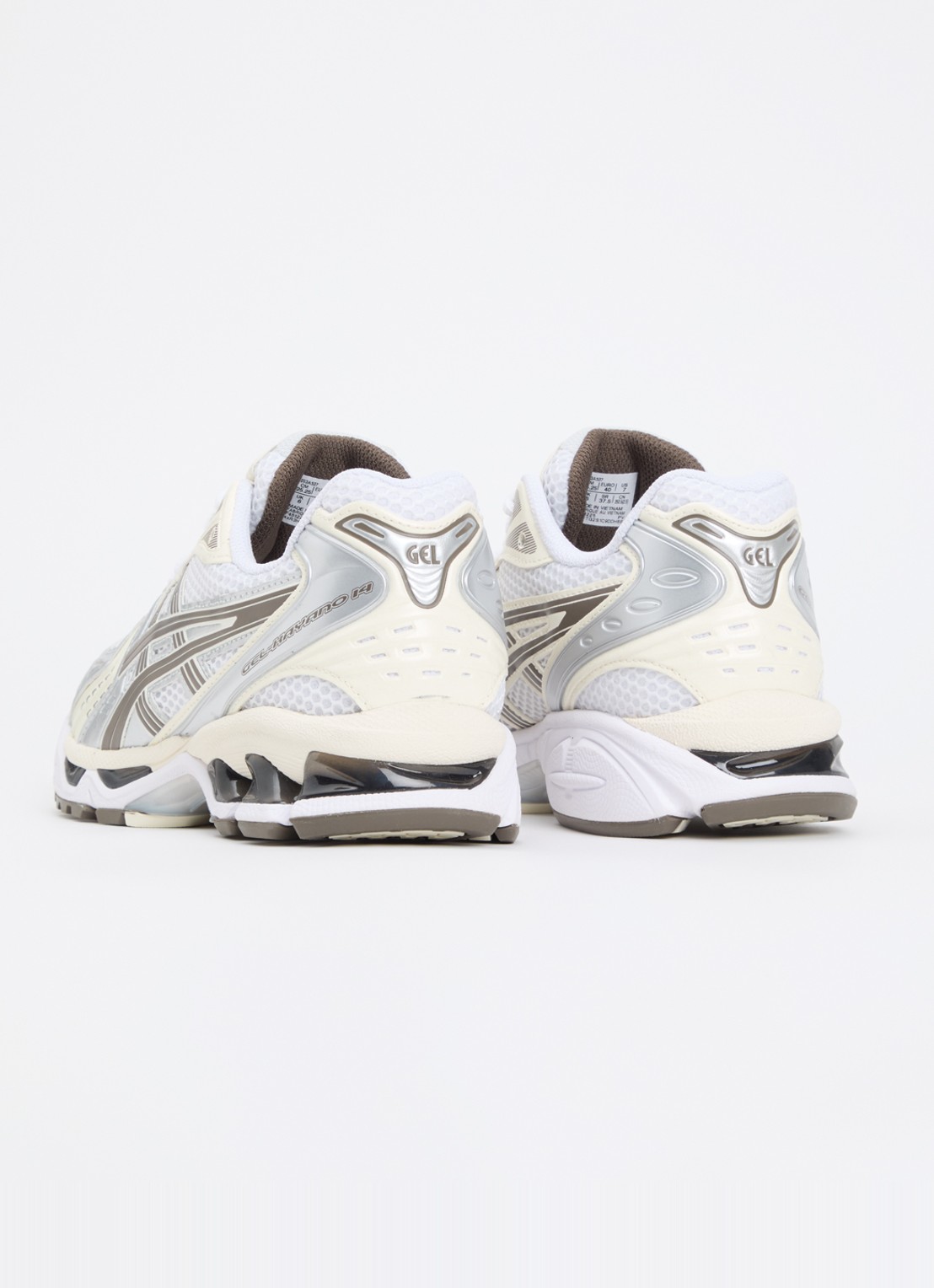ASICS Gel-Kayano 14 sneaker met mesh en metallic details  - achterkant 5 wit
