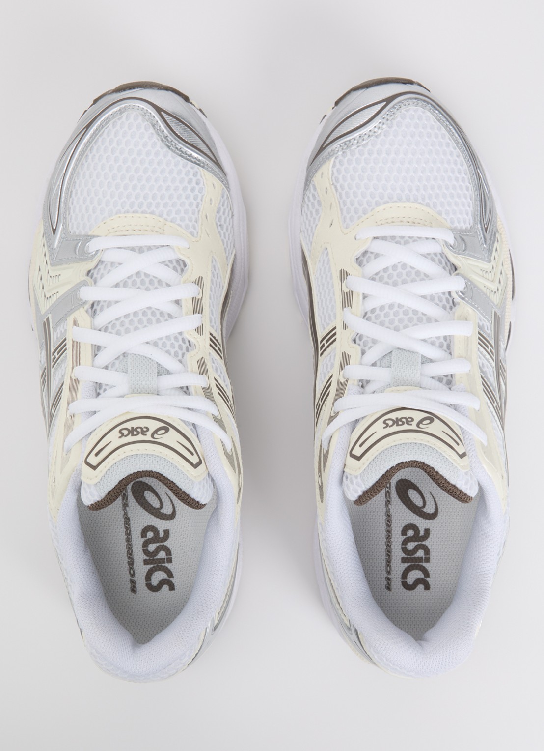 ASICS Gel-Kayano 14 sneaker met mesh en metallic details  - detail 3 wit
