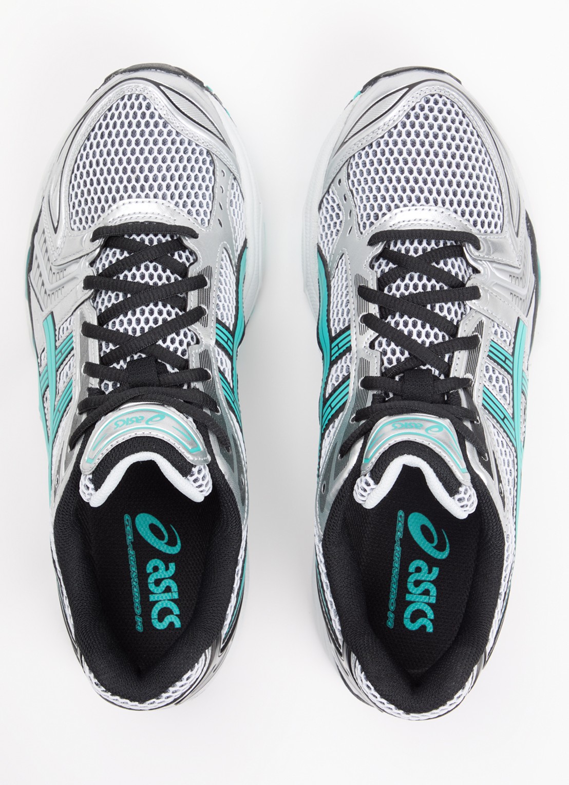 ASICS Gel-Kayano 14 sneaker met mesh en metallic details - detail 2 zeegroen