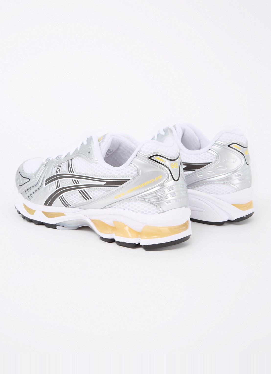 ASICS Gel-Kayano 14 sneaker met metallic details - achterkant 4 wit