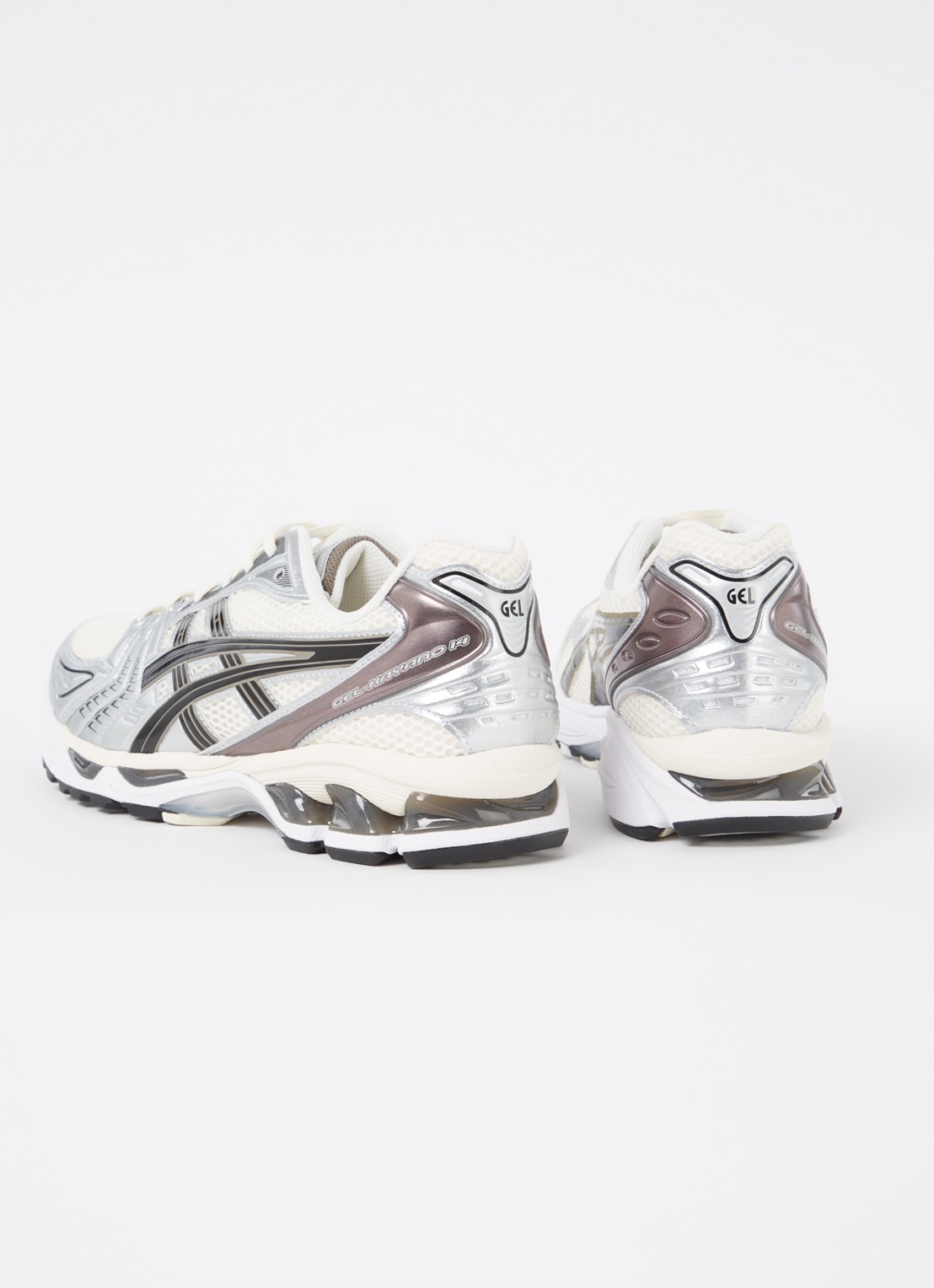ASICS Gel-Kayano 14 sneaker met metallic details - detail 2 gebroken wit