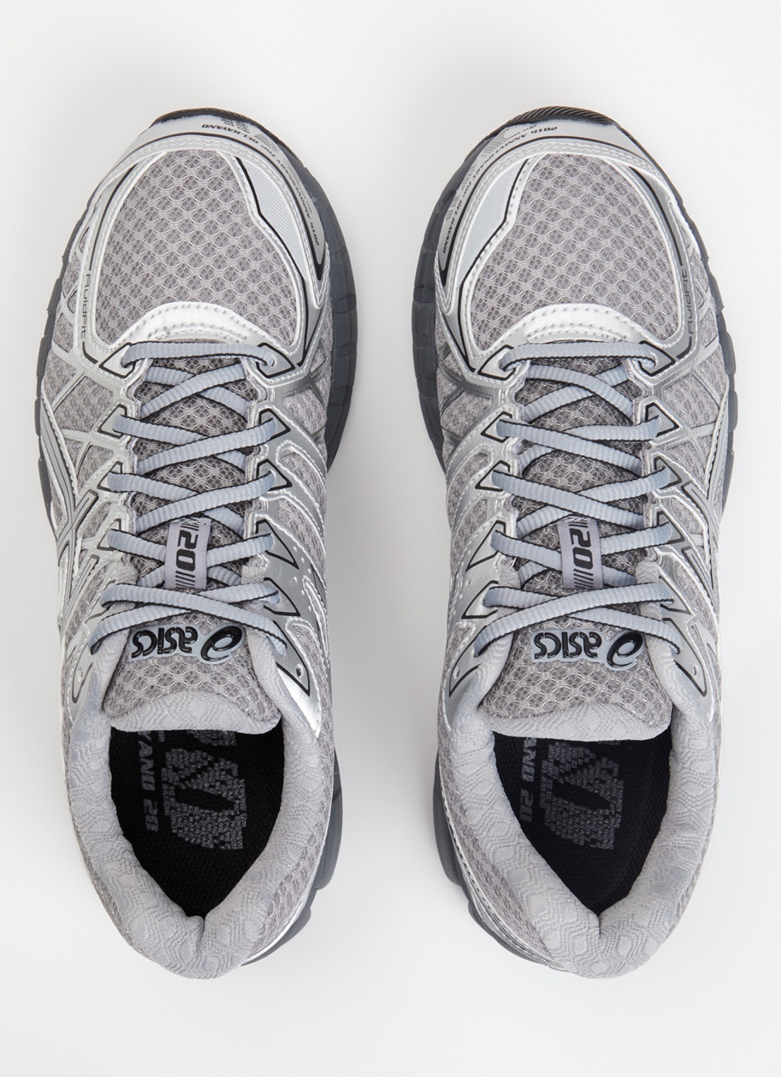 ASICS Gel-Kayano 20 sneaker met mesh details - detail 4 grijs