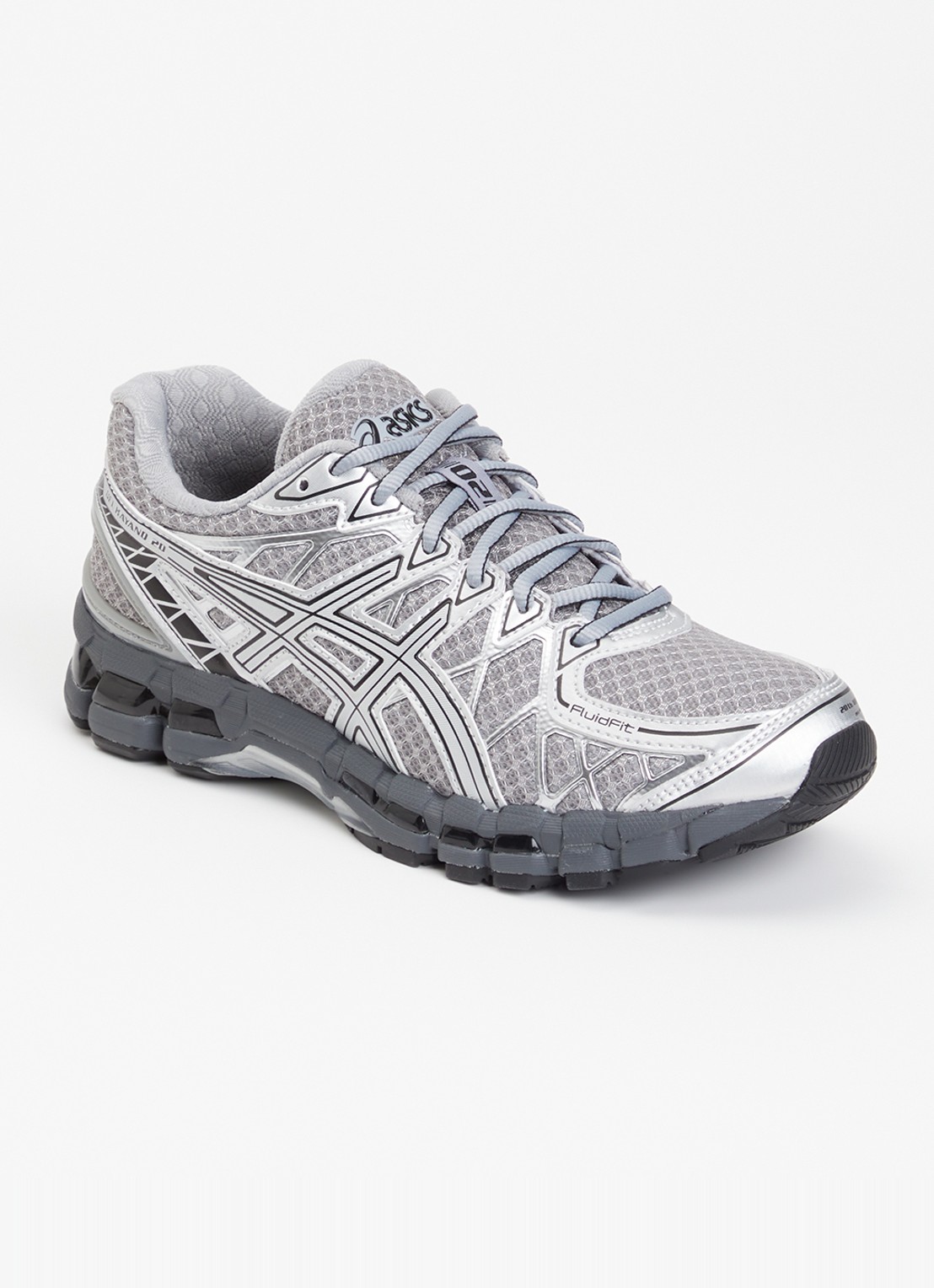 ASICS Gel-Kayano 20 sneaker met mesh details - voorkant 2 grijs