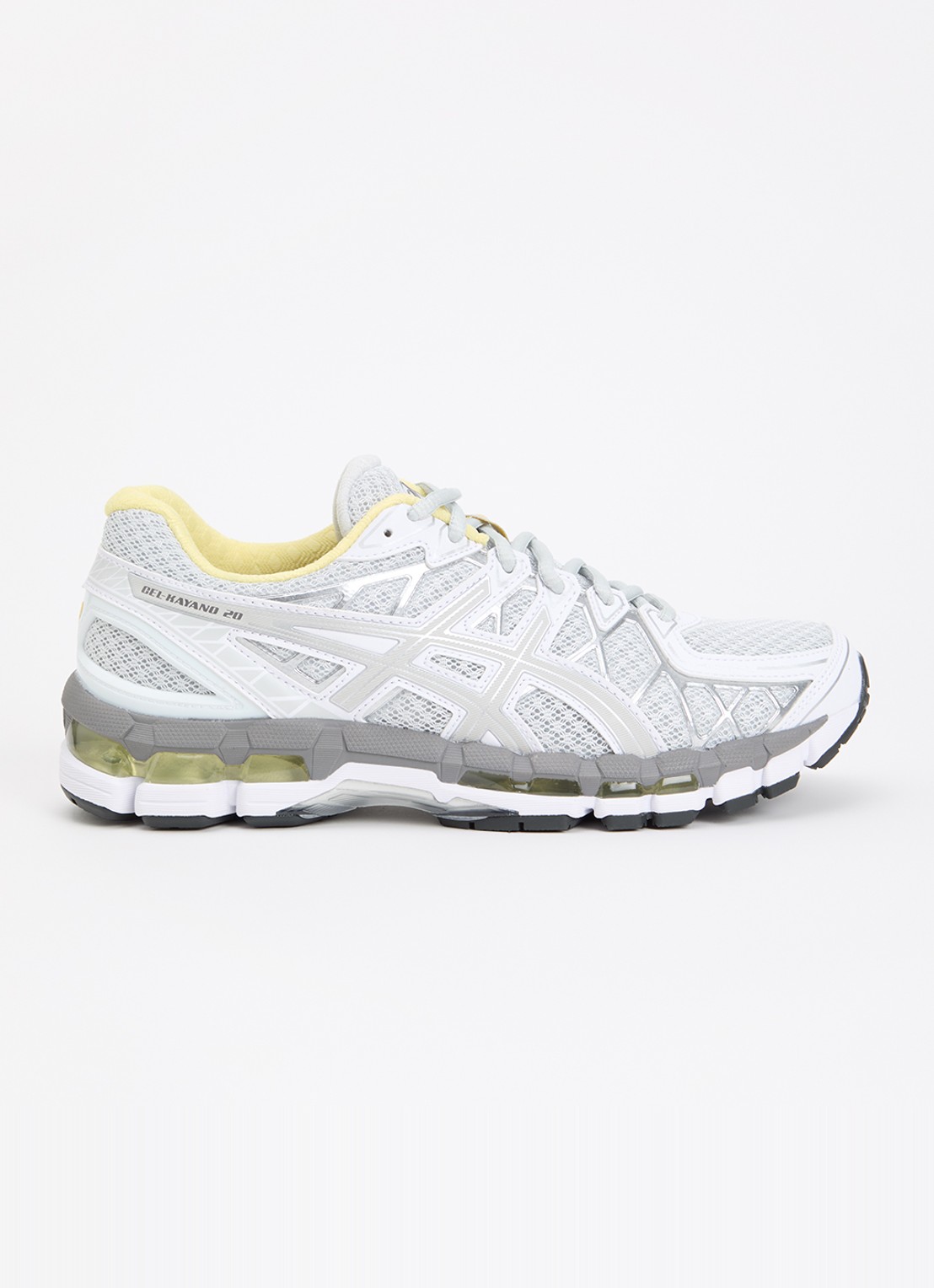 ASICS Gel-Kayano 20 sneaker met mesh details - voorkant 4 grijs