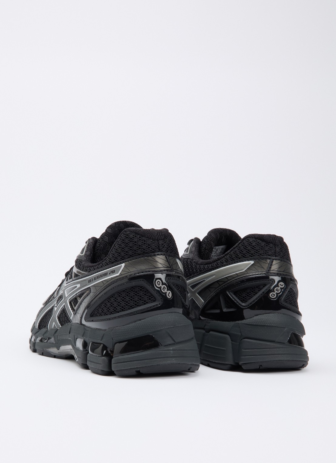 ASICS Gel-Kayano 20 sneaker met mesh details - achterkant 4 zwart