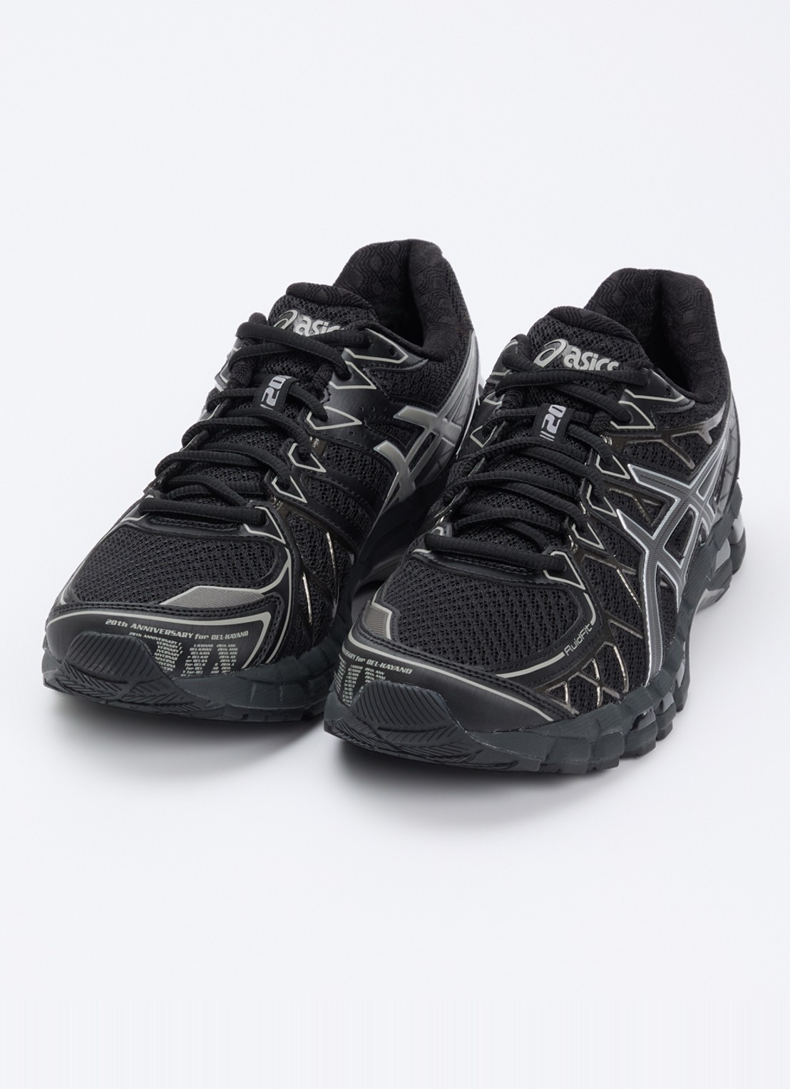 ASICS Gel-Kayano 20 sneaker met mesh details - detail zwart
