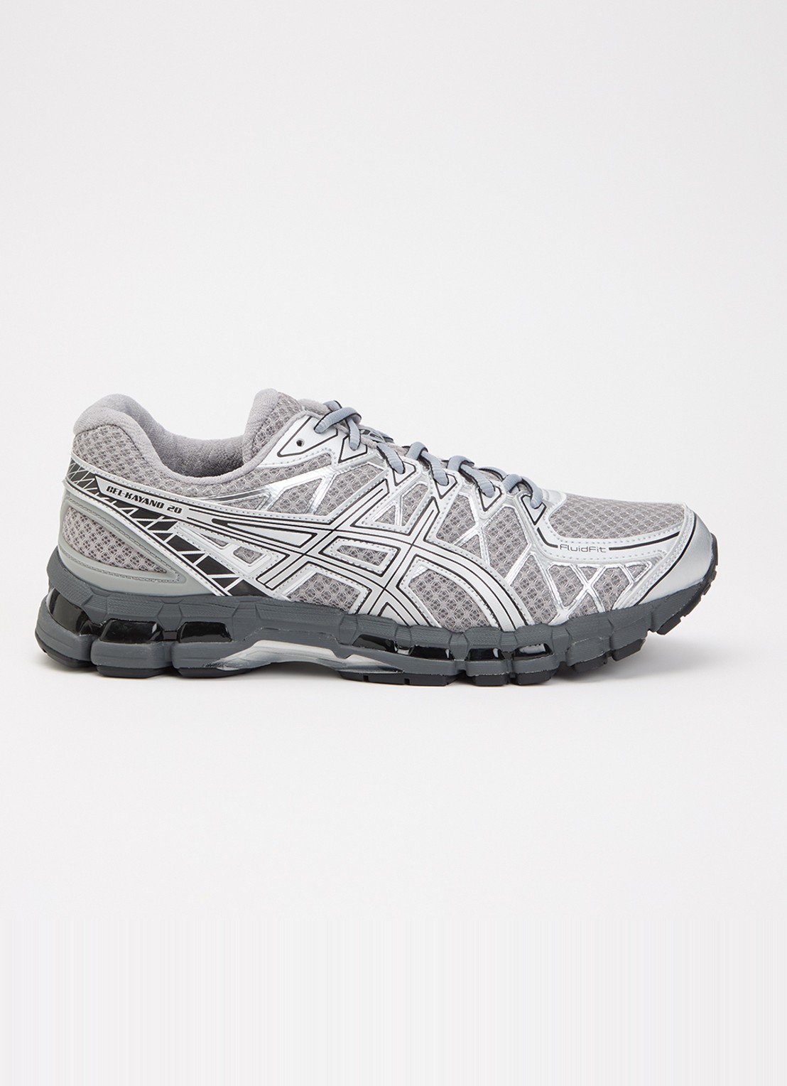 ASICS Gel-Kayano 20 sneaker met mesh details - voorkant 5 grijs