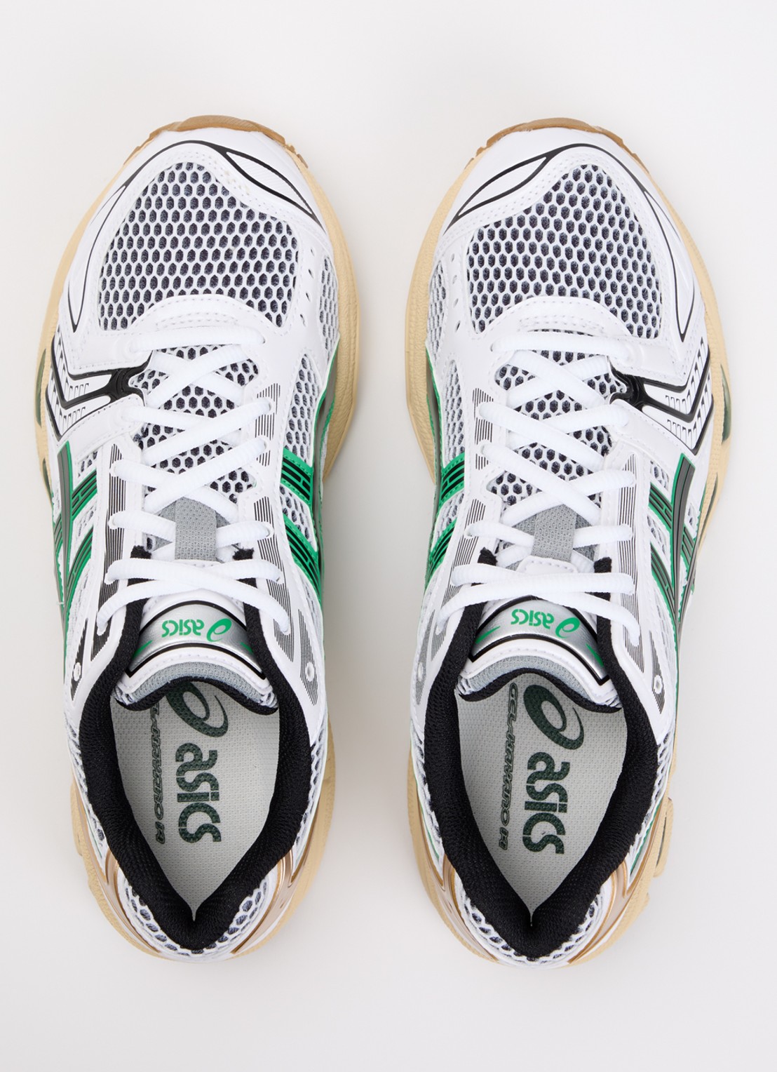 ASICS Gel-Kayano sneaker van mesh met metallic details - detail 2 wit