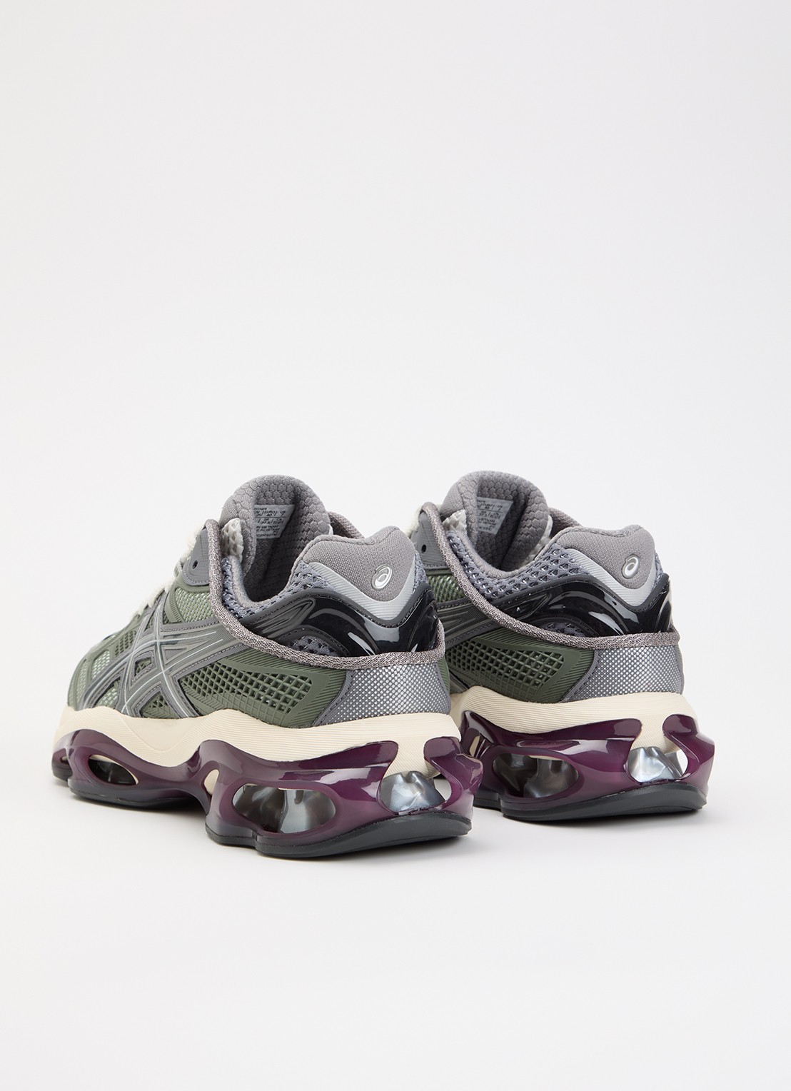 ASICS Gel-Kinetic 2.0 sneaker met logo - achterkant 2 legergroen