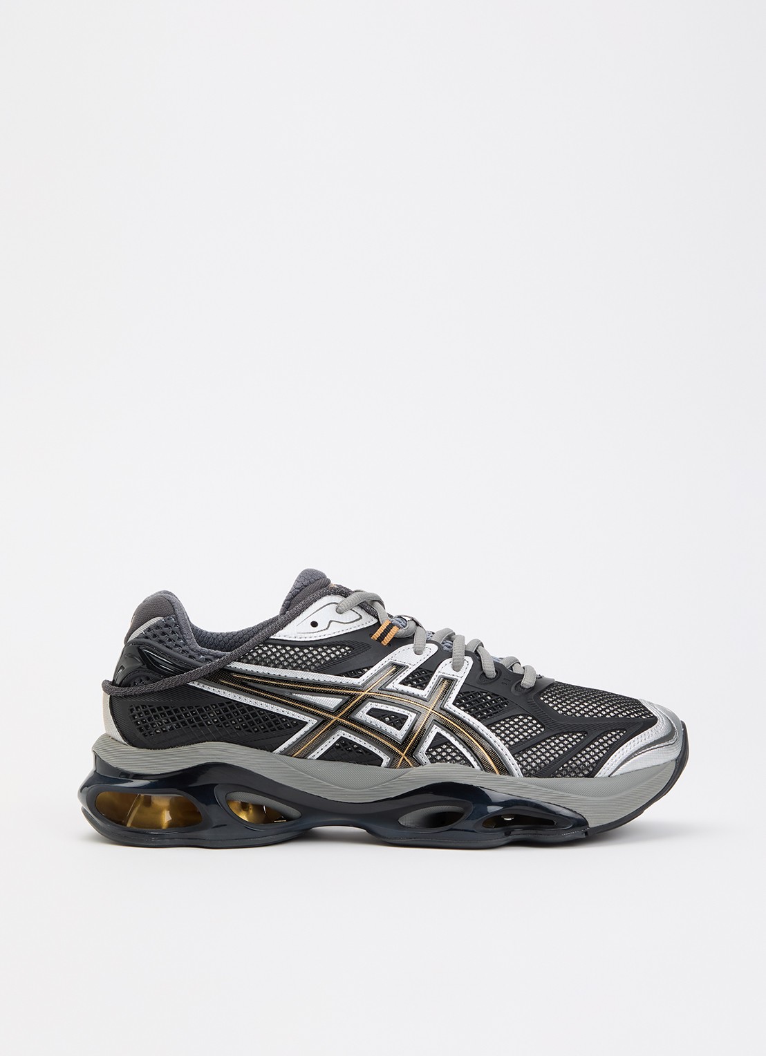 ASICS Gel-Kinetic 2.0 sneaker met mesh details - voorkant zwart