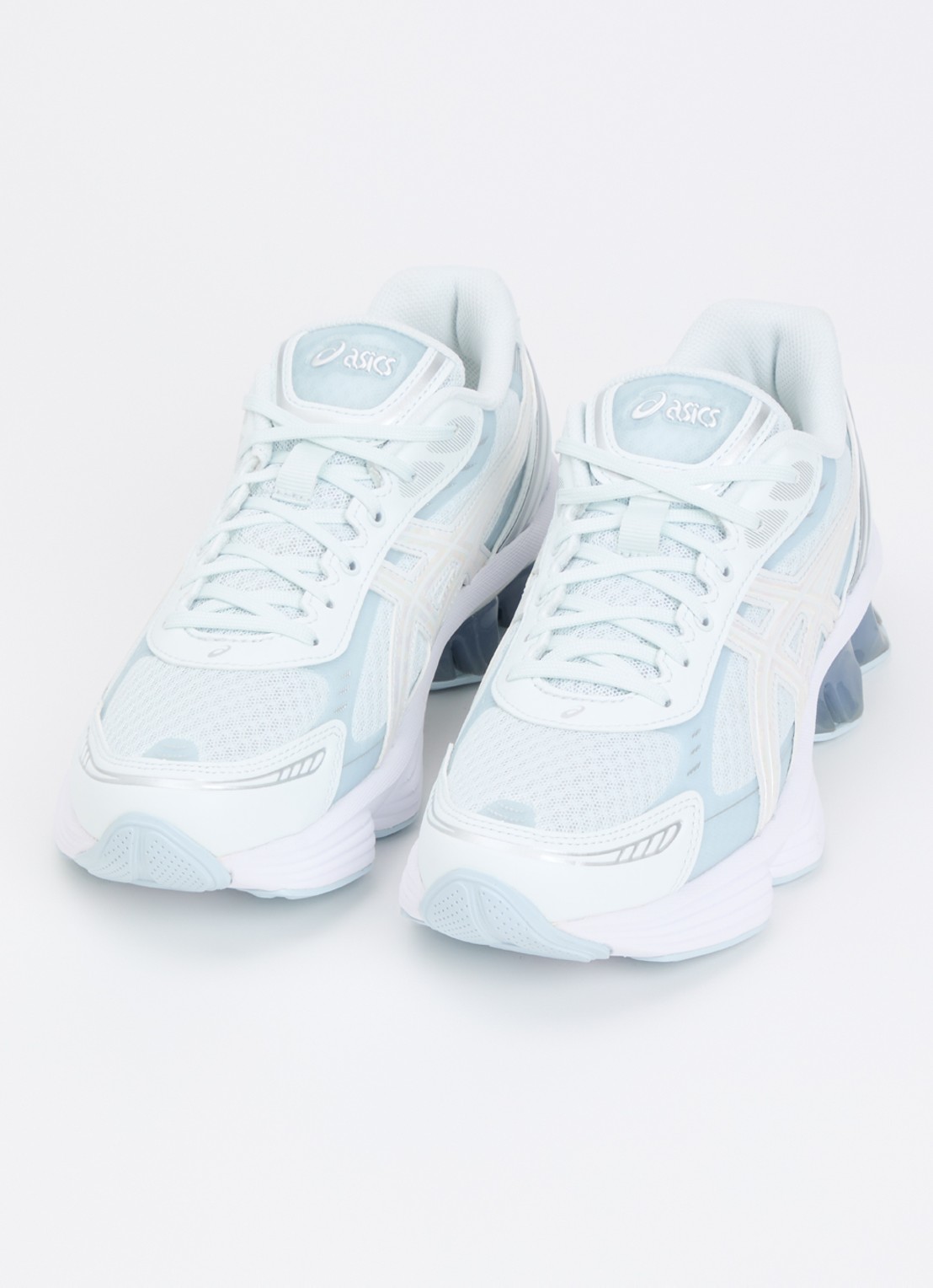 ASICS Gel-Kinetic Fluent sneaker van mesh met logo - detail 3 lichtblauw