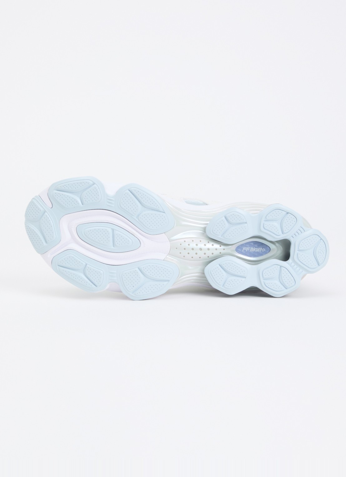 ASICS Gel-Kinetic Fluent sneaker van mesh met logo - detail 5 lichtblauw
